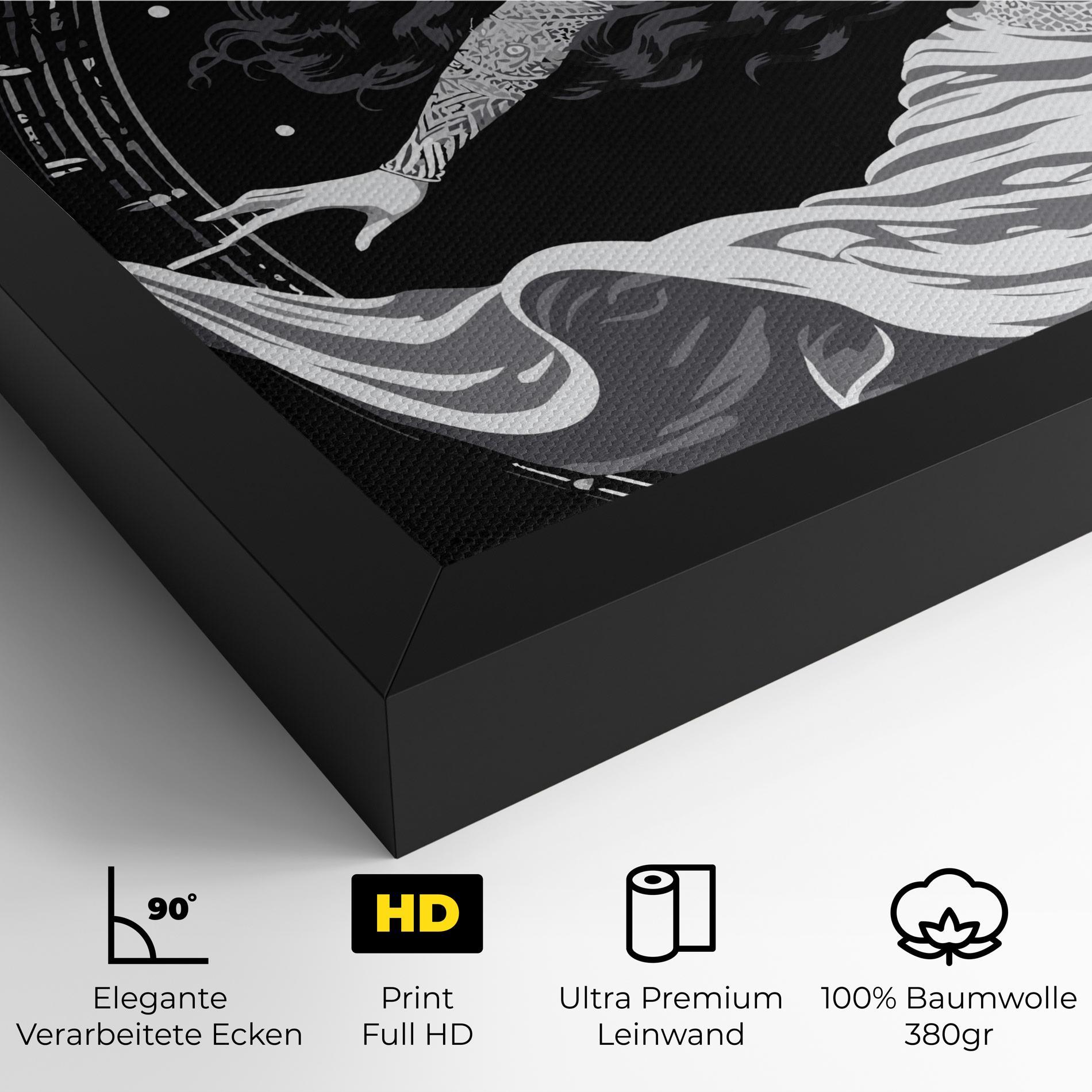 Leinwandbild Beautiful Witch mockup 4