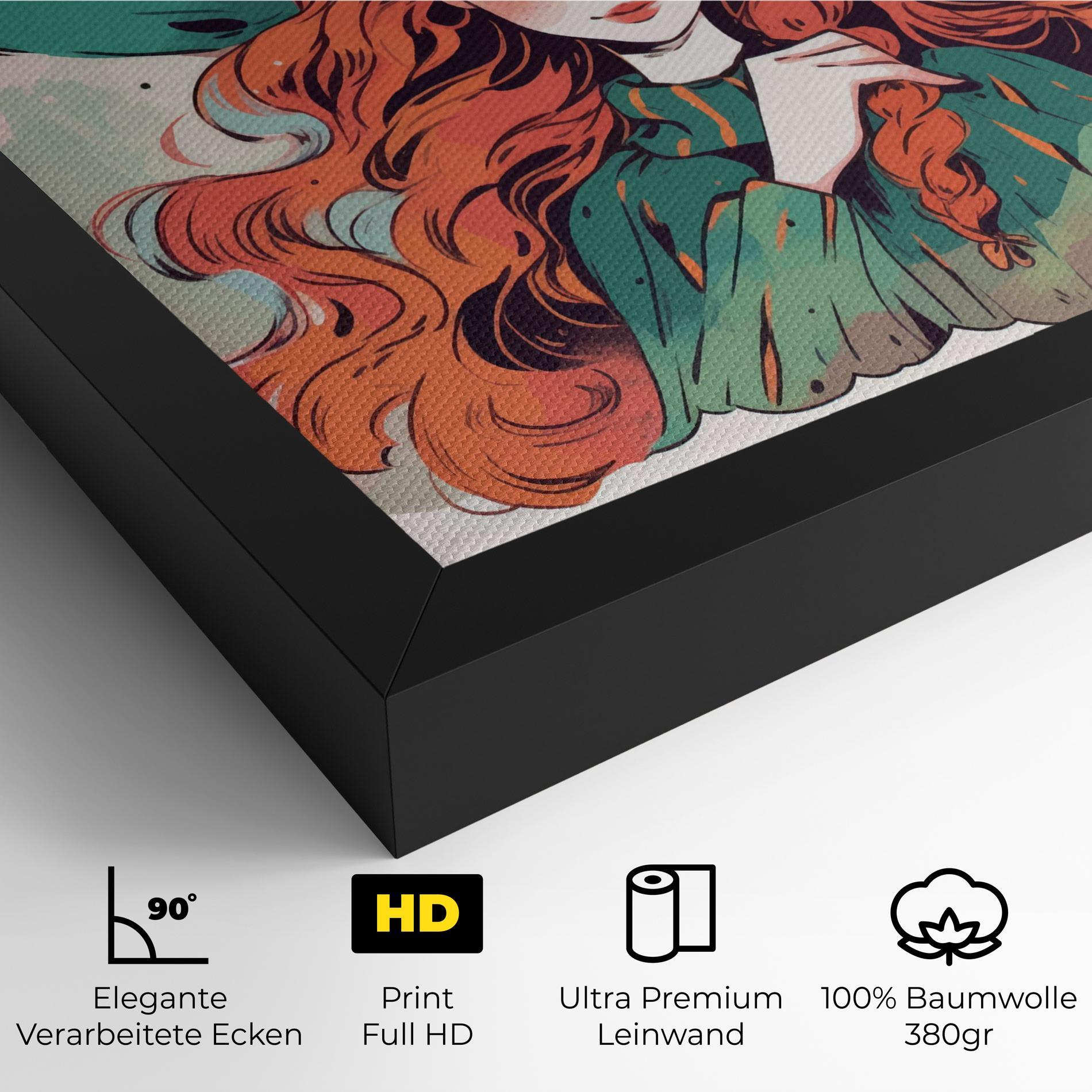 Leinwandbild Red Air Witch mockup 4