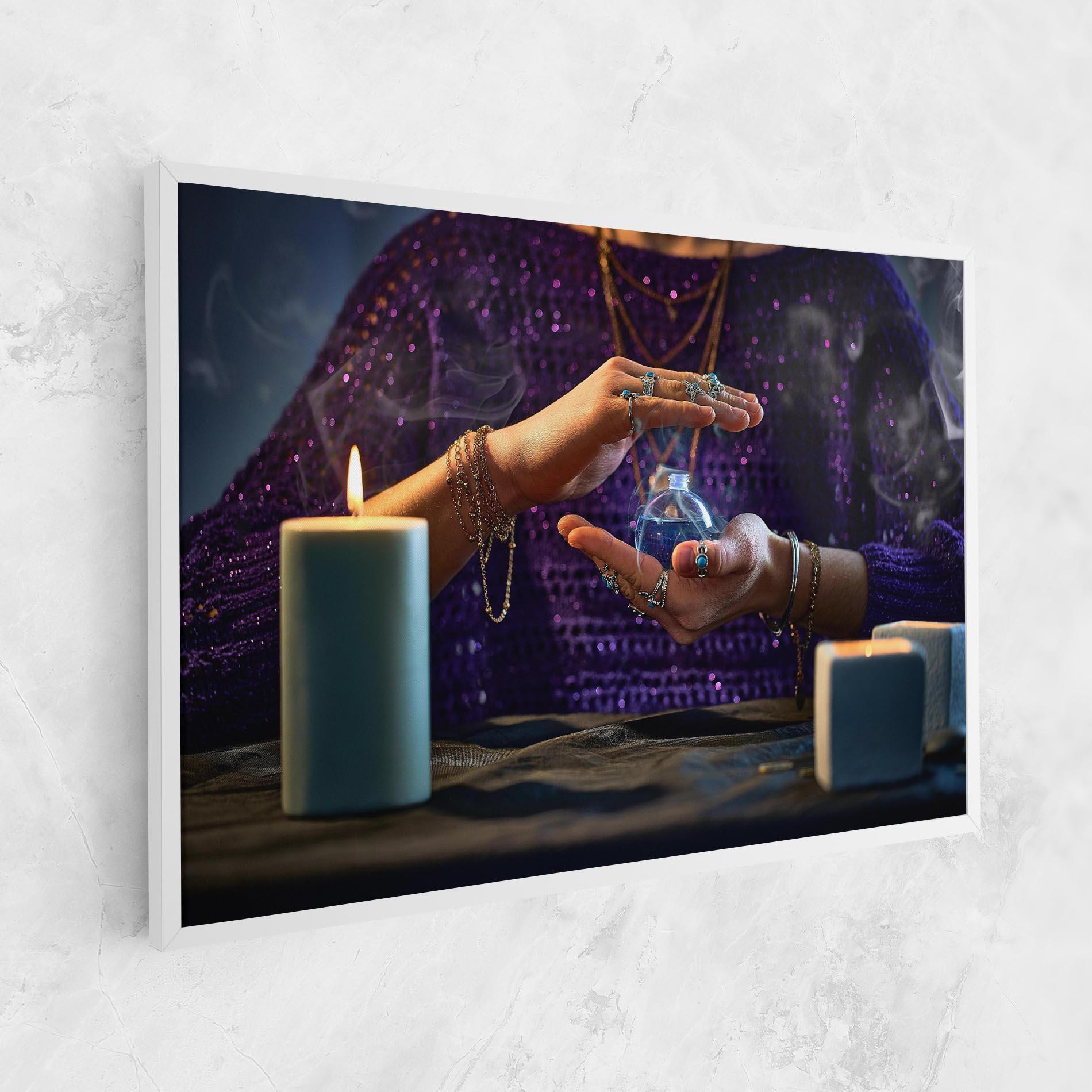 Leinwandbild Witch Magic Smoke mockup 1