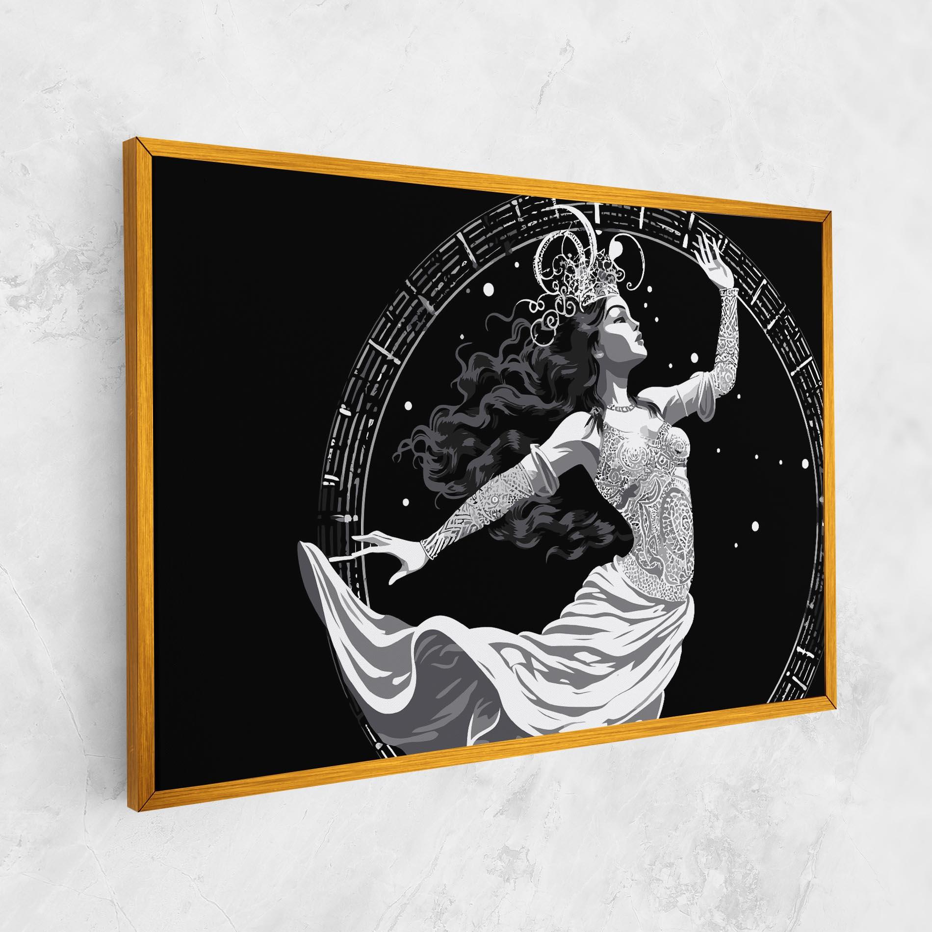 Leinwandbild Beautiful Witch mockup 1