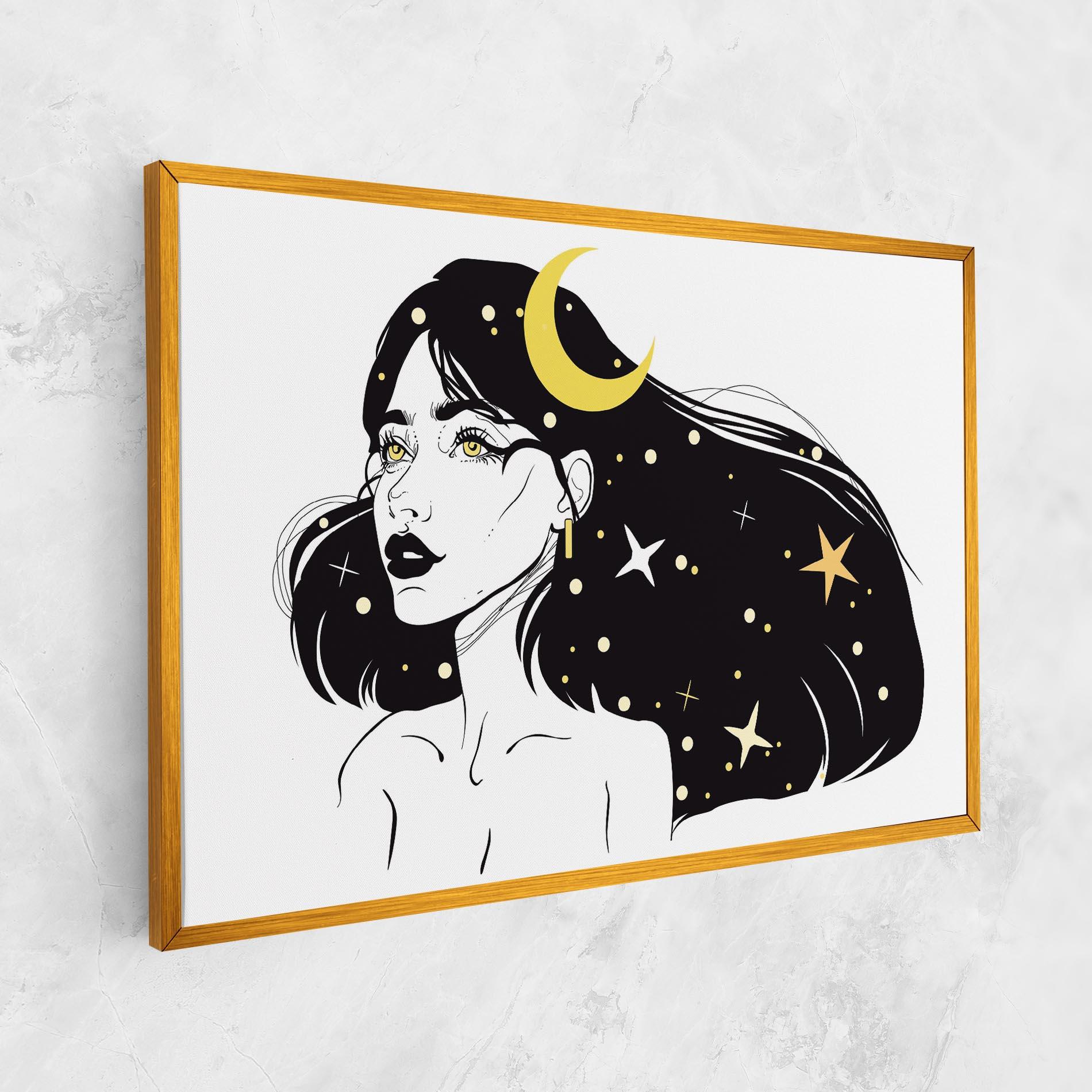 Leinwandbild Night Witch mockup 1