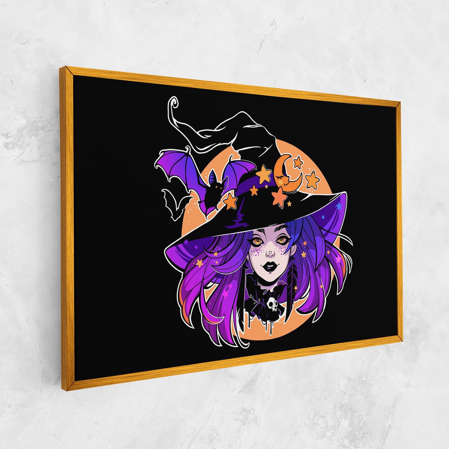Leinwandbild Purple Witch mockup 1