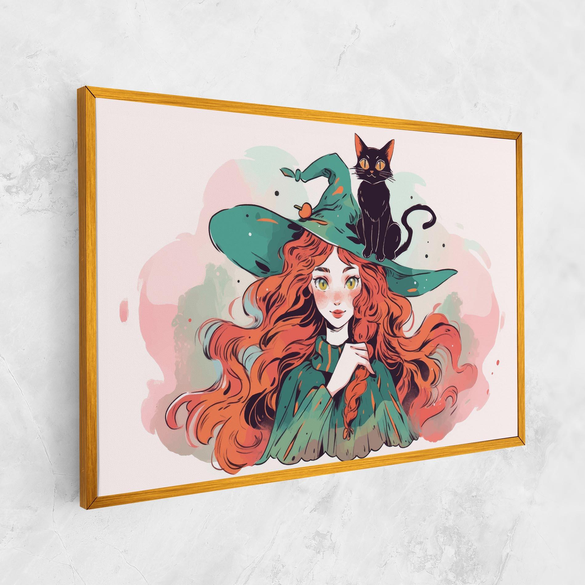 Leinwandbild Red Air Witch mockup 1