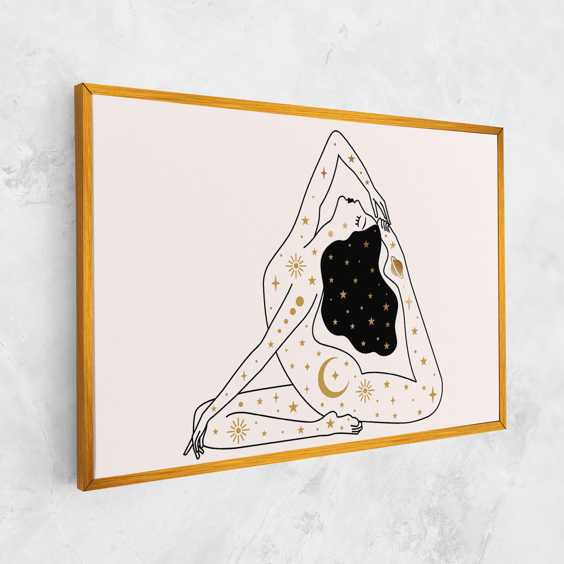 Leinwandbild Stars Witch mockup 1