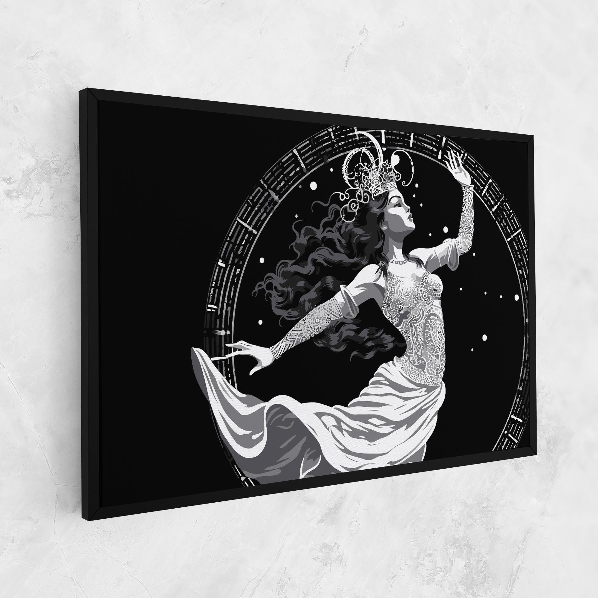 Leinwandbild Beautiful Witch mockup 1