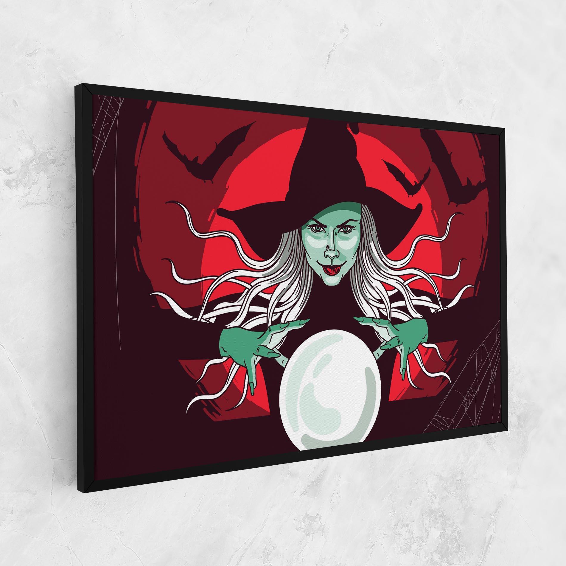 Leinwandbild Green Witch mockup 1