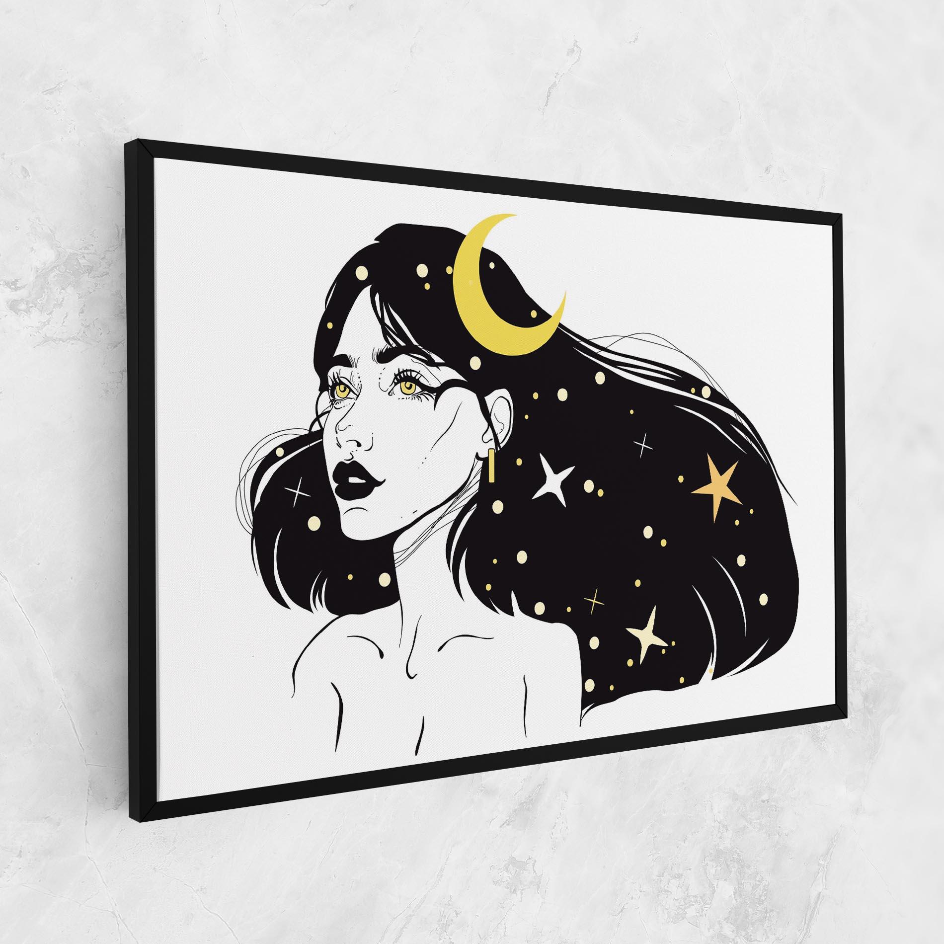 Leinwandbild Night Witch mockup 1