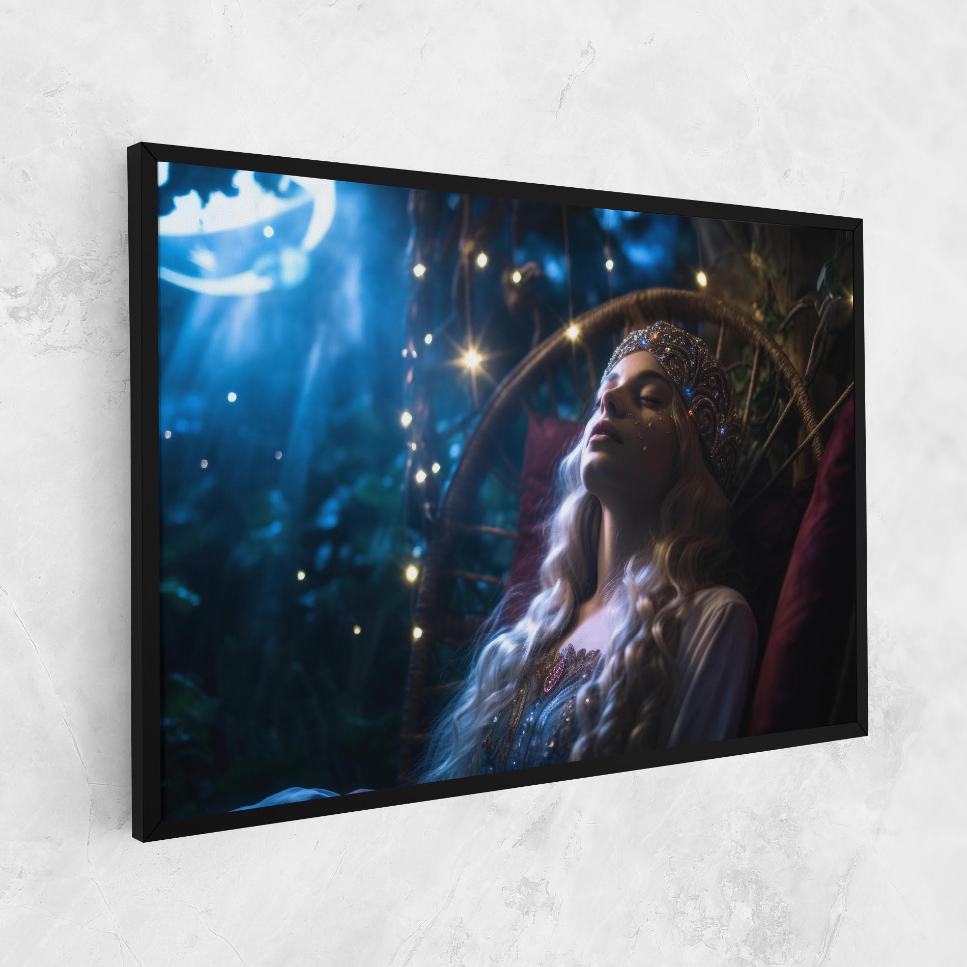 Leinwandbild Witch Sleeping mockup 1