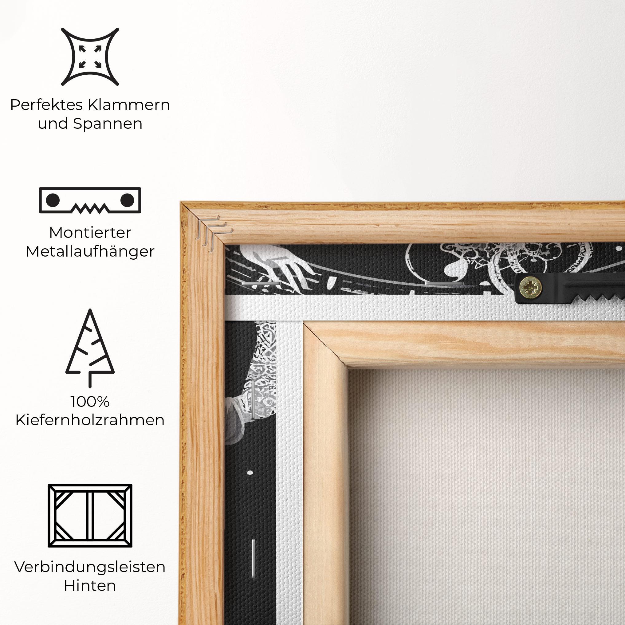 Leinwandbild Beautiful Witch mockup 5