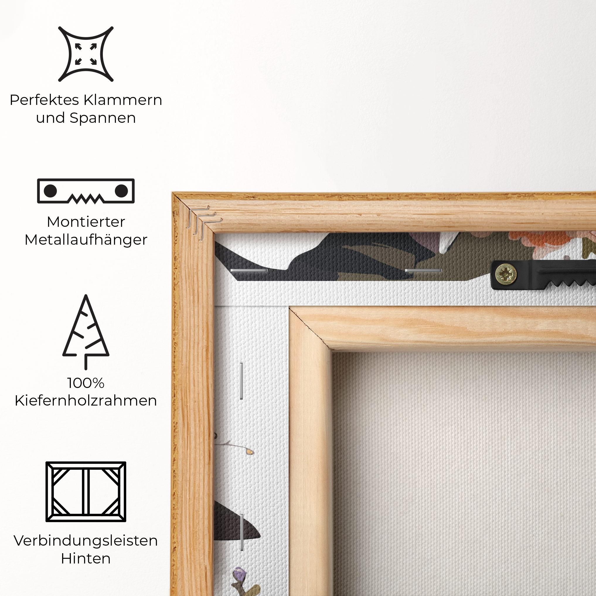 Leinwandbild Cute Witch mockup 5