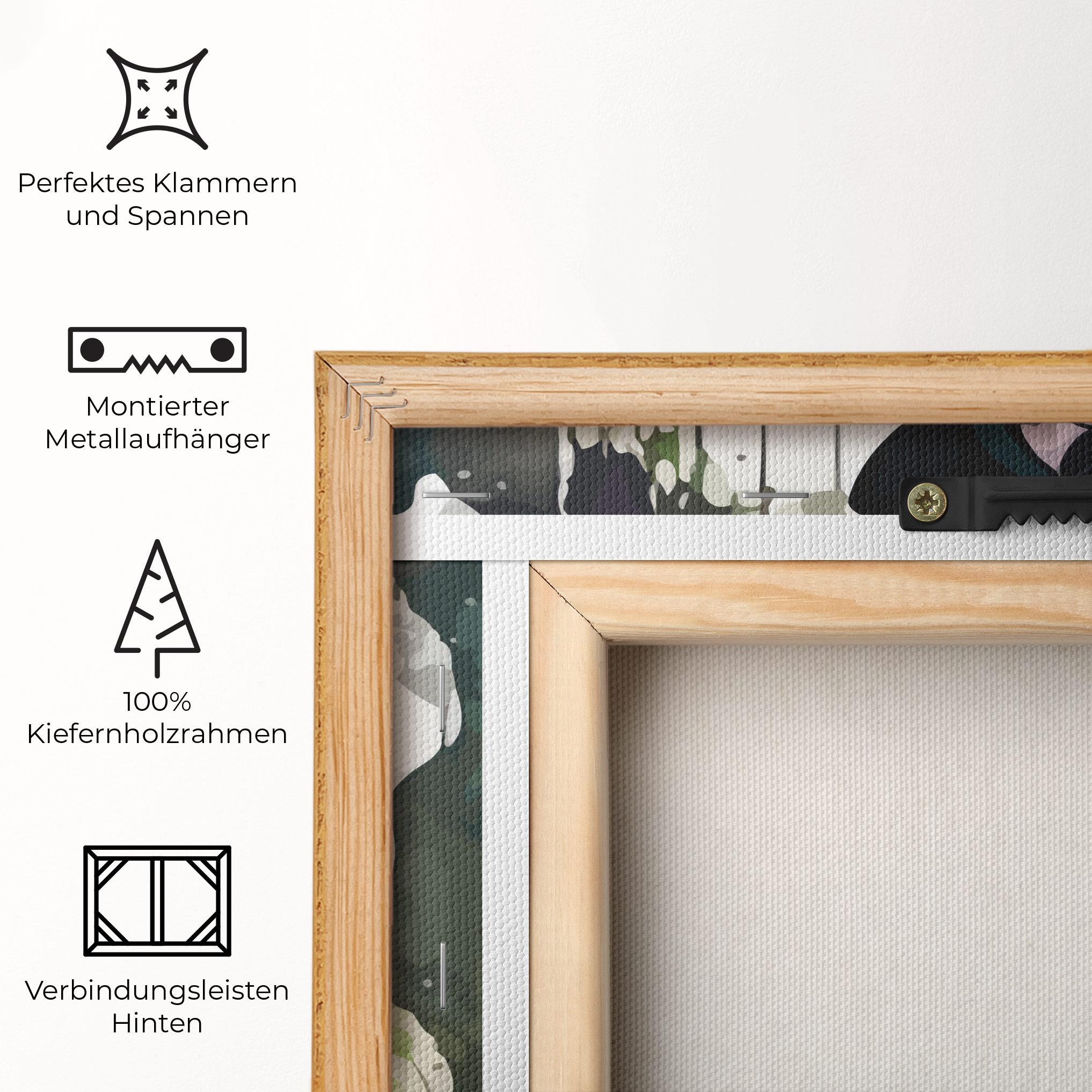 Leinwandbild Green Light Witch mockup 5