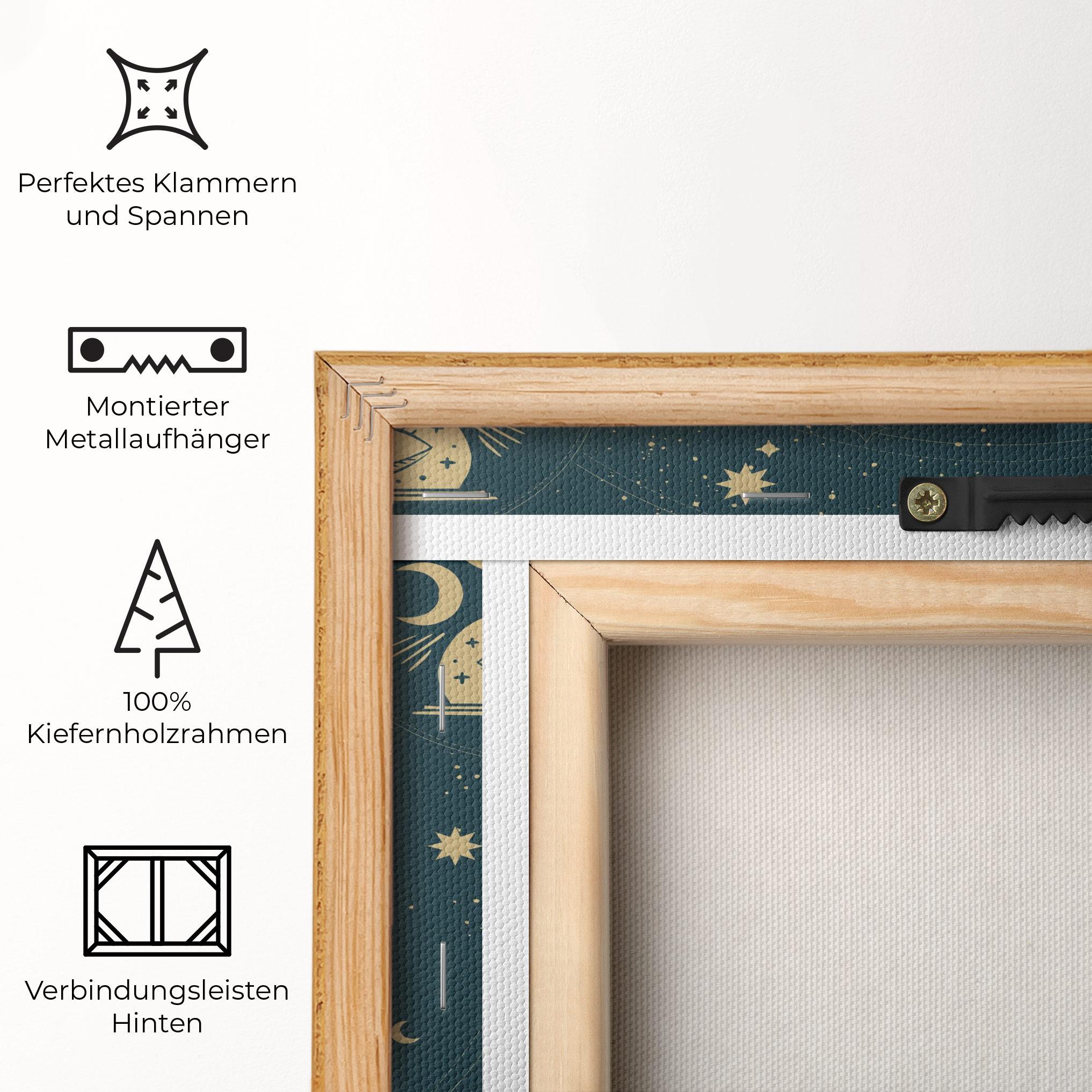 Leinwandbild Sun Face Magic mockup 5