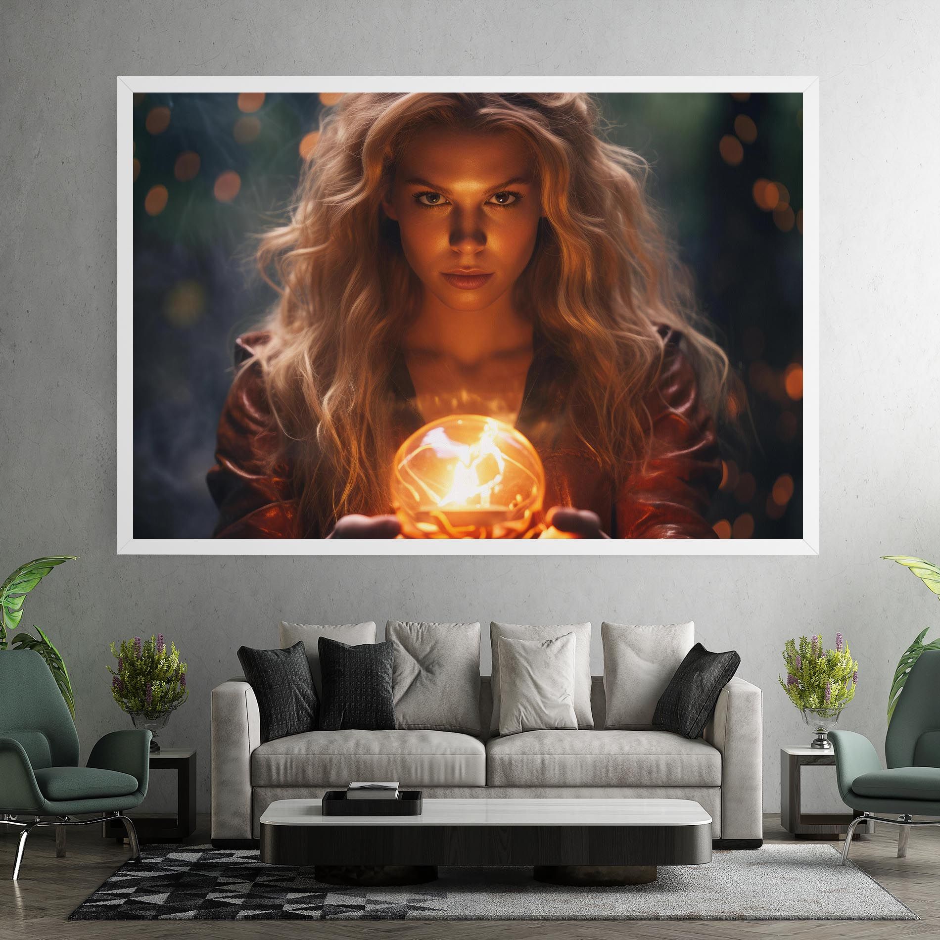 Beautiful Woman Witch mockup 7