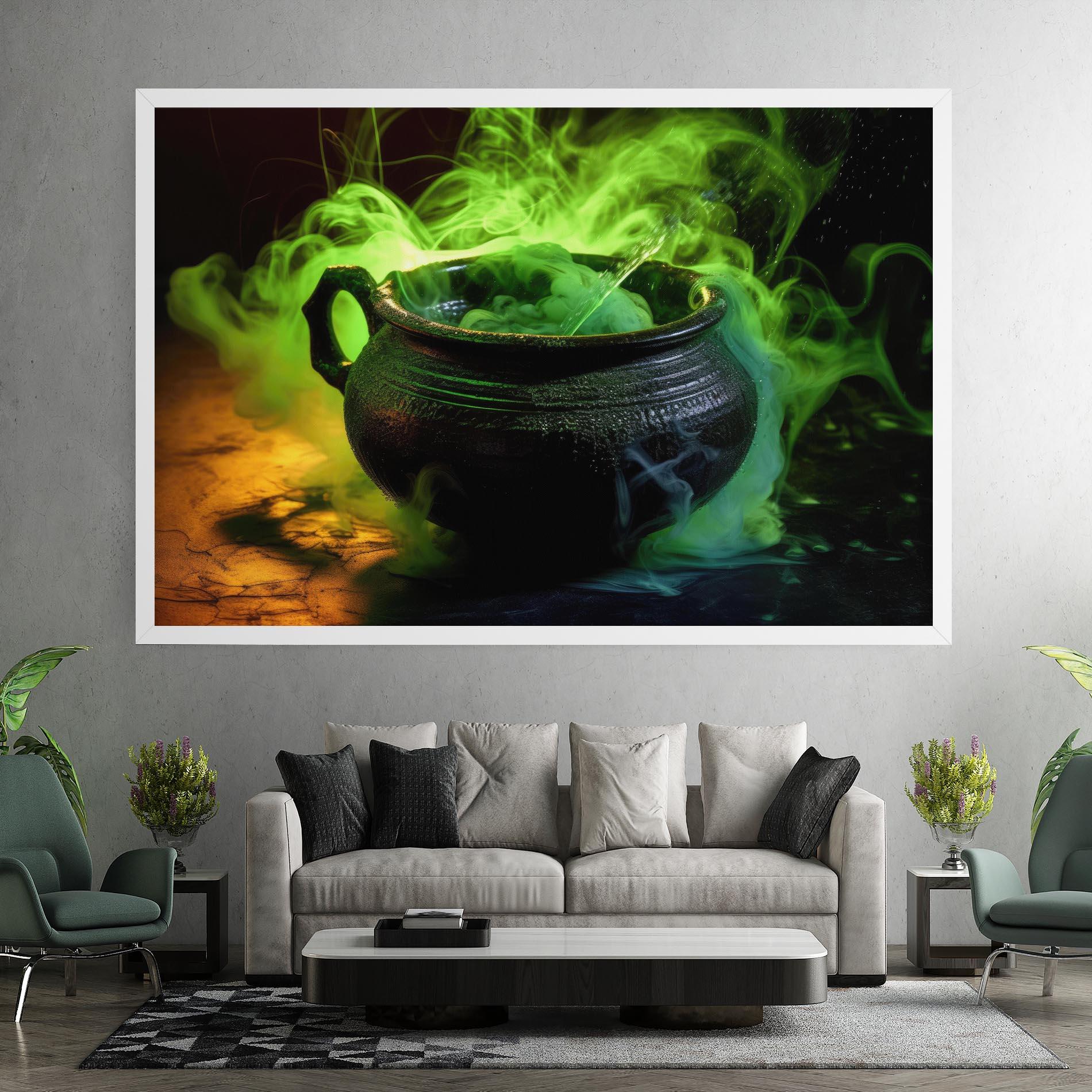 Leinwandbild Green Portion mockup 7