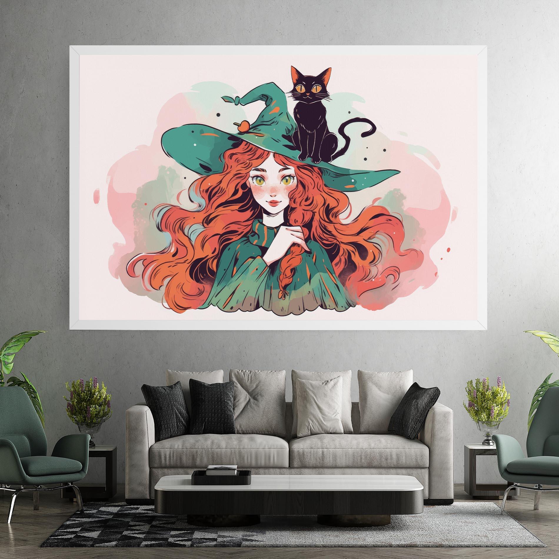 Leinwandbild Red Air Witch mockup 7
