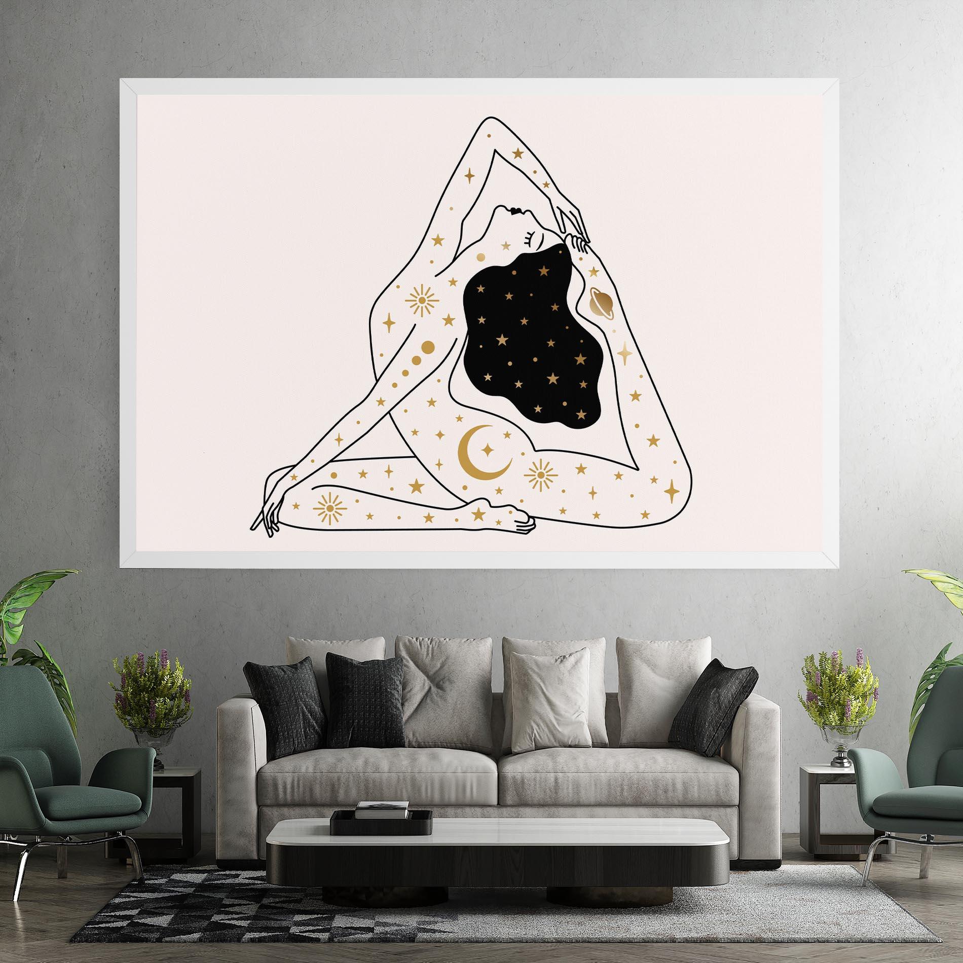 Leinwandbild Stars Witch mockup 7