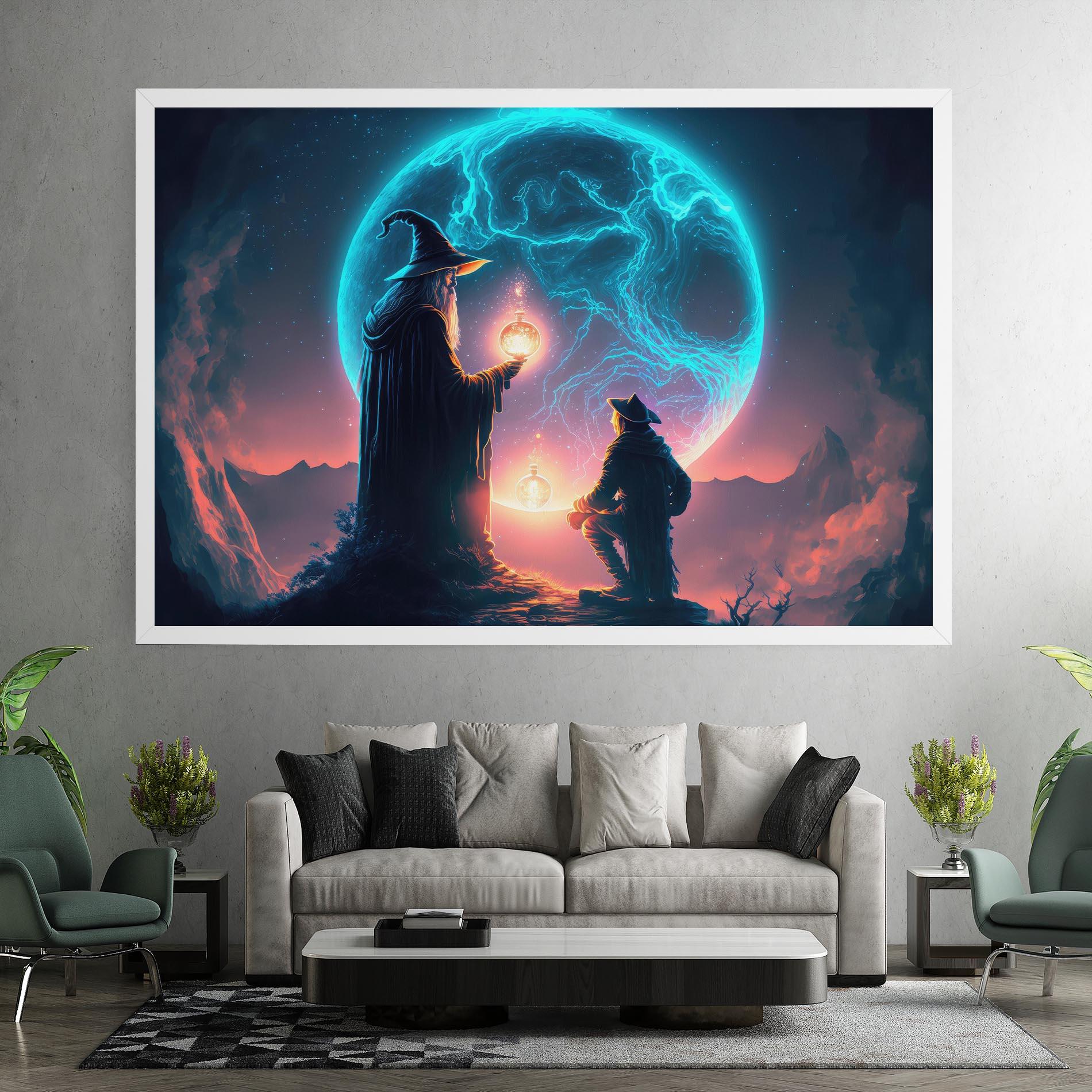 Leinwandbild Wizard Magic mockup 7