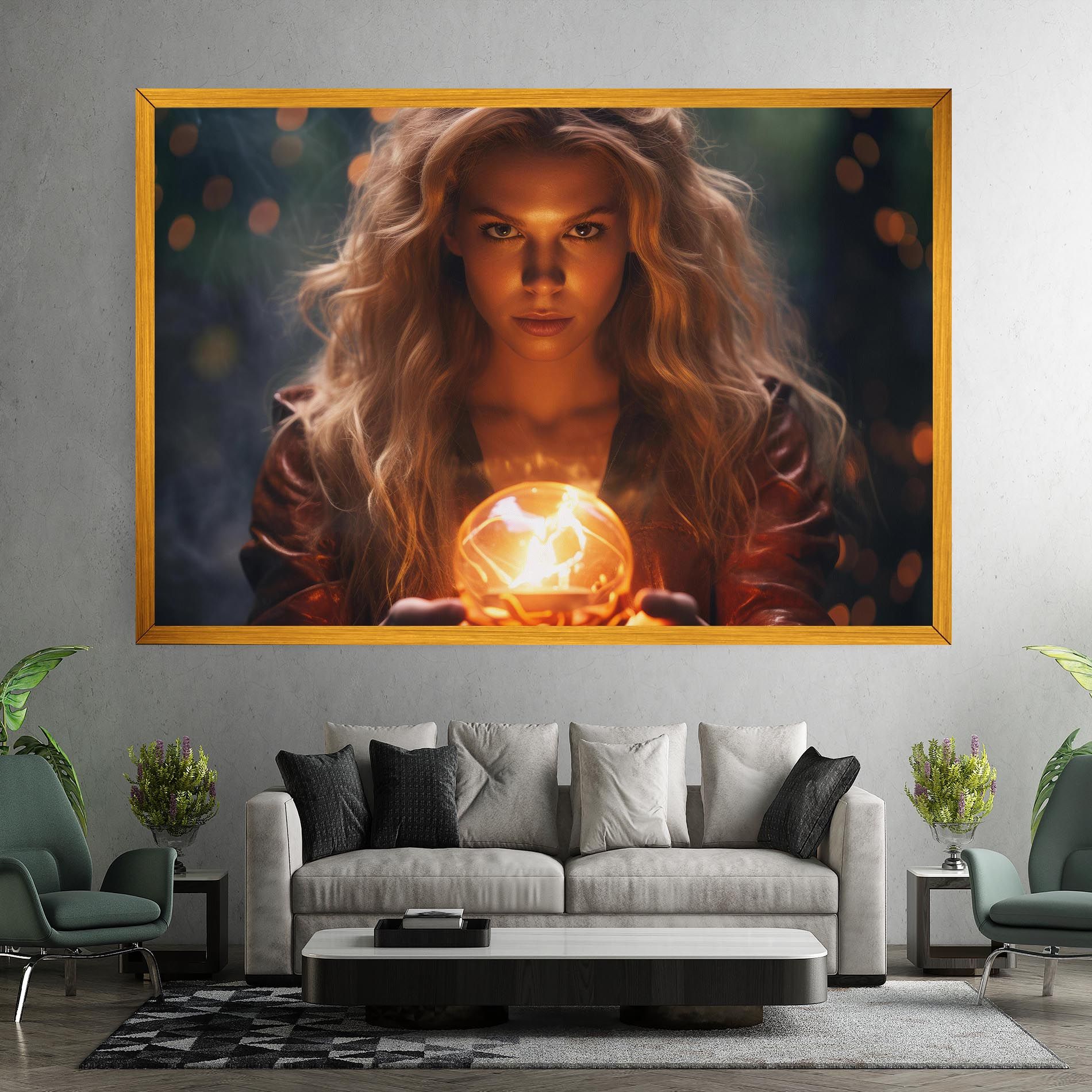 Beautiful Woman Witch mockup 7