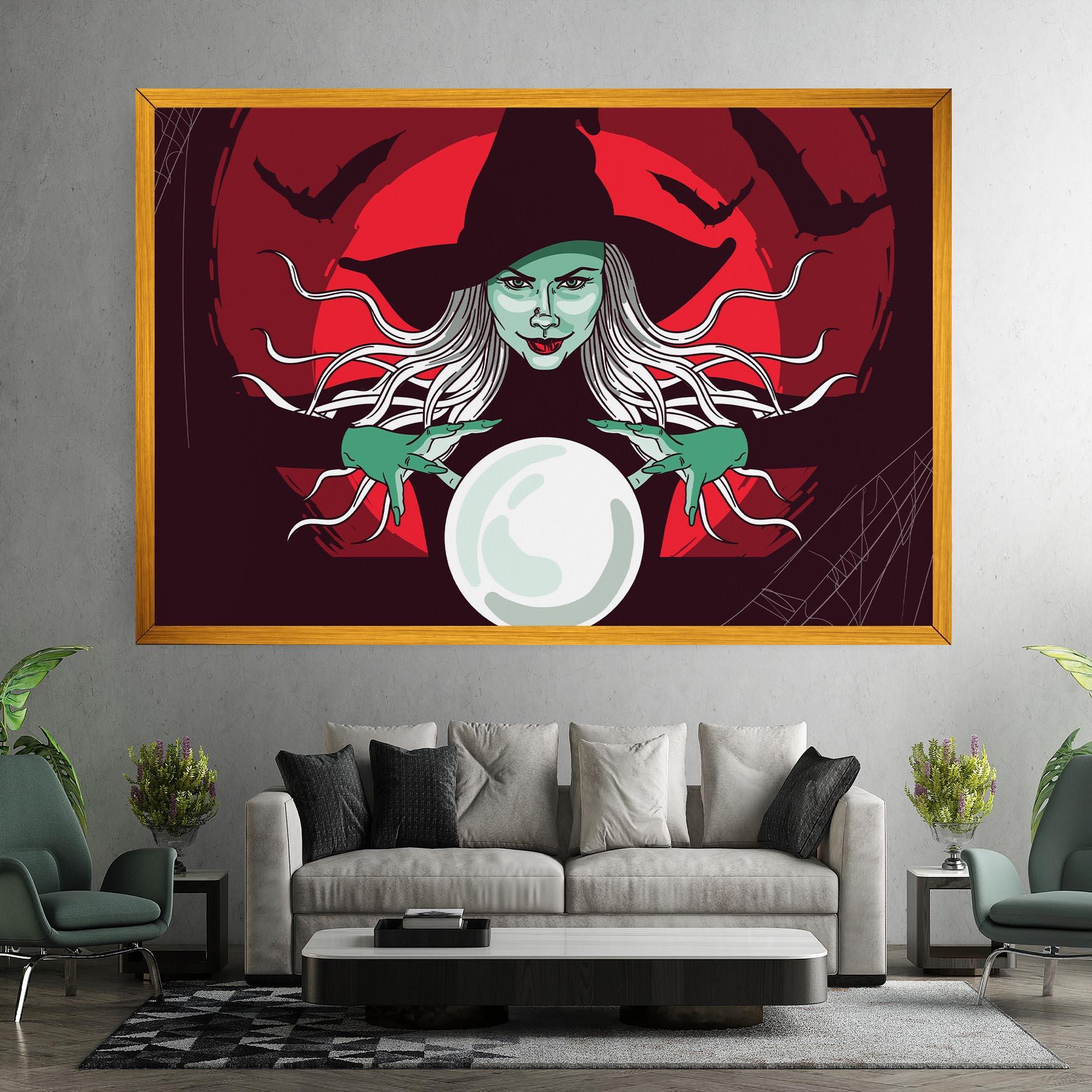 Leinwandbild Green Witch mockup 7