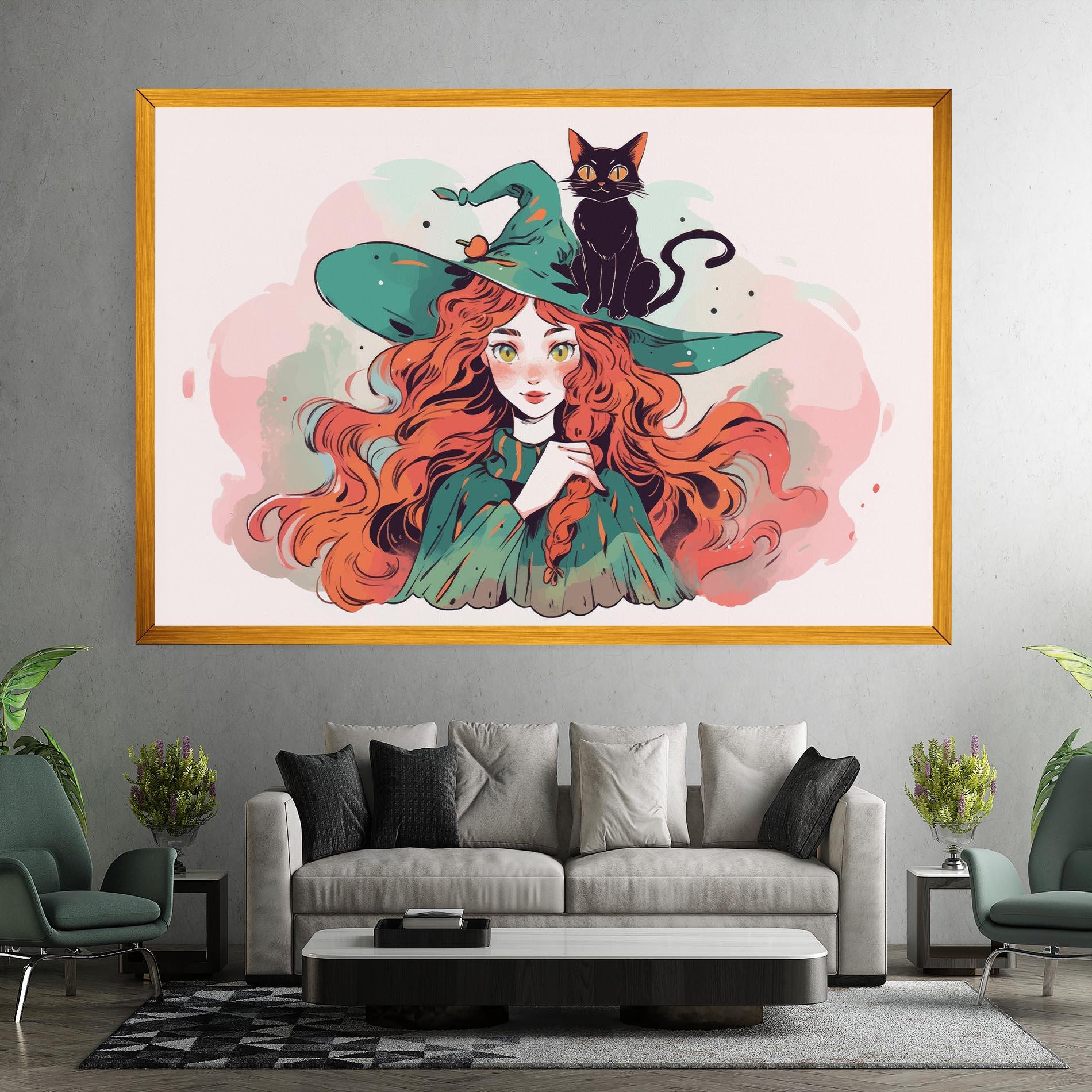 Leinwandbild Red Air Witch mockup 7