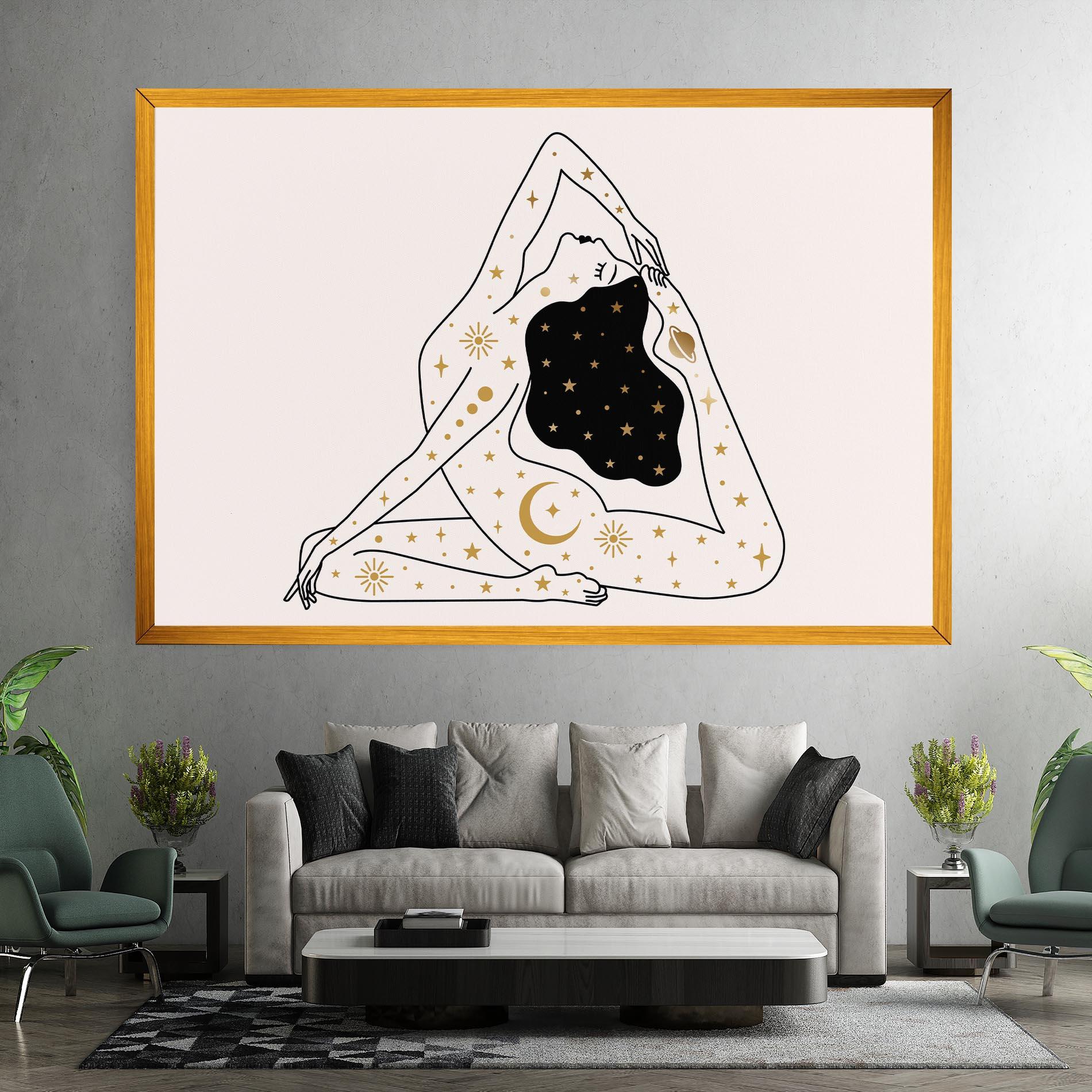 Leinwandbild Stars Witch mockup 7