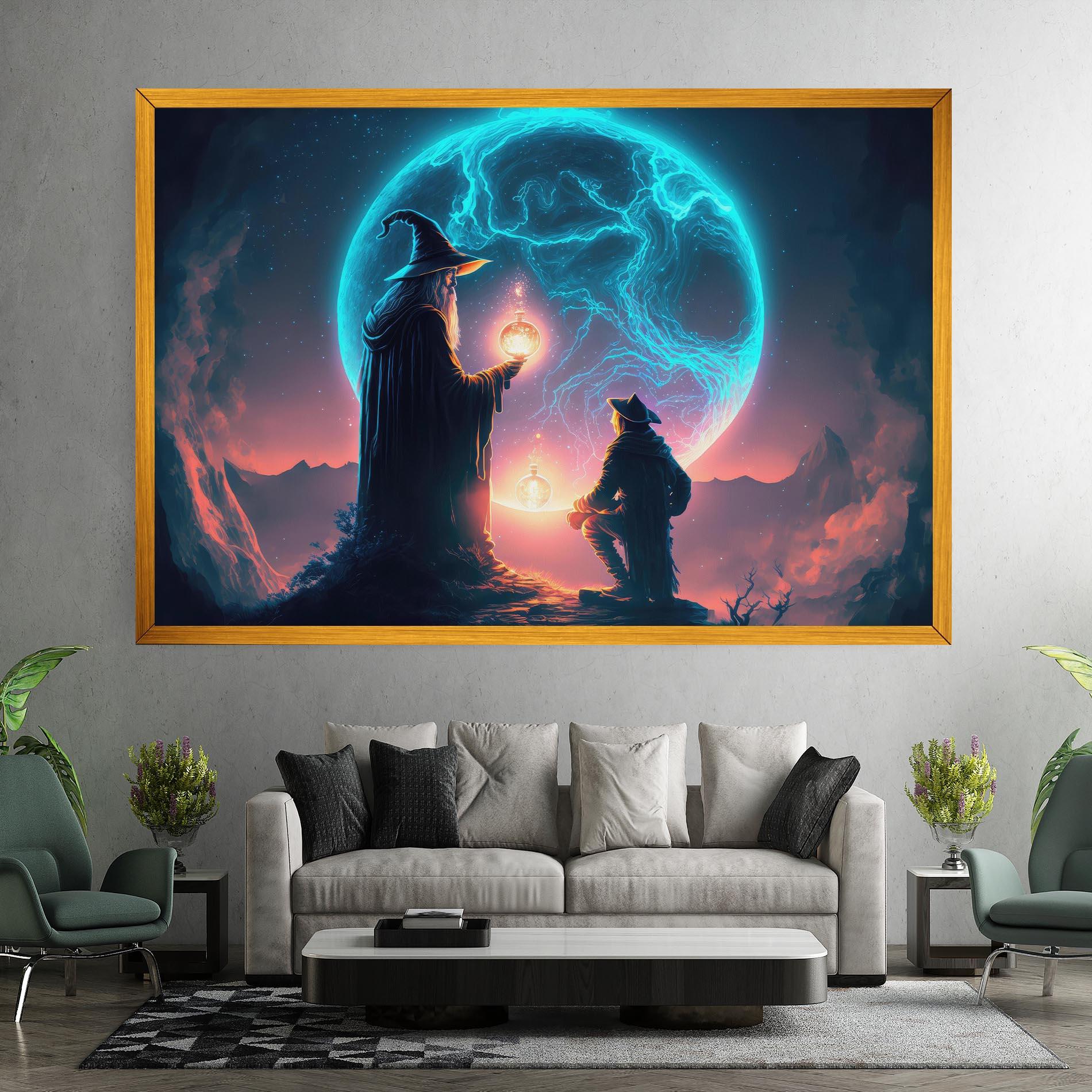 Leinwandbild Wizard Magic mockup 7