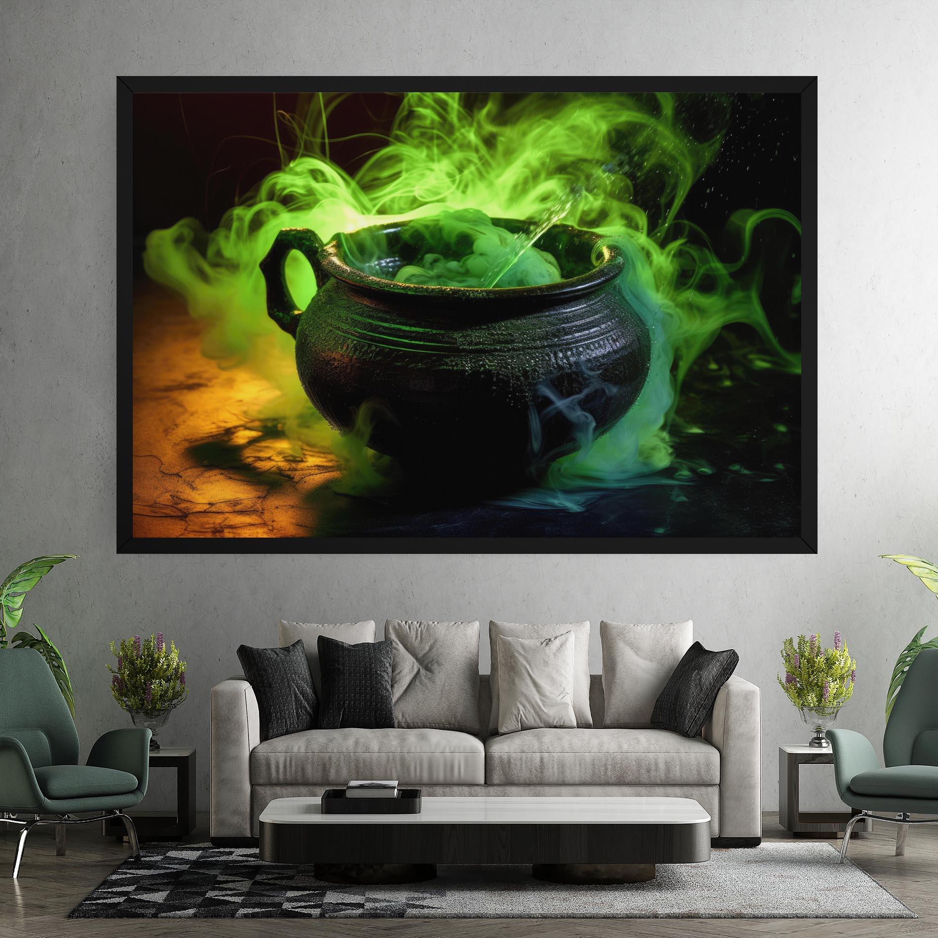 Leinwandbild Green Portion mockup 7