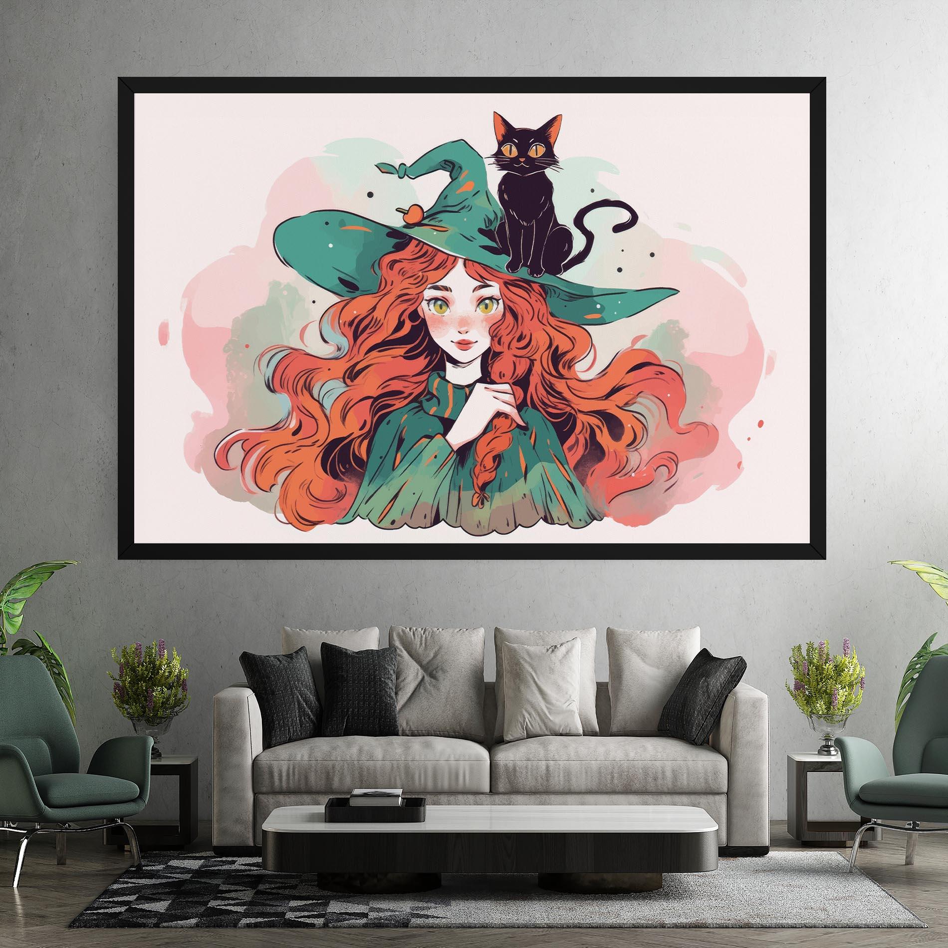Leinwandbild Red Air Witch mockup 7