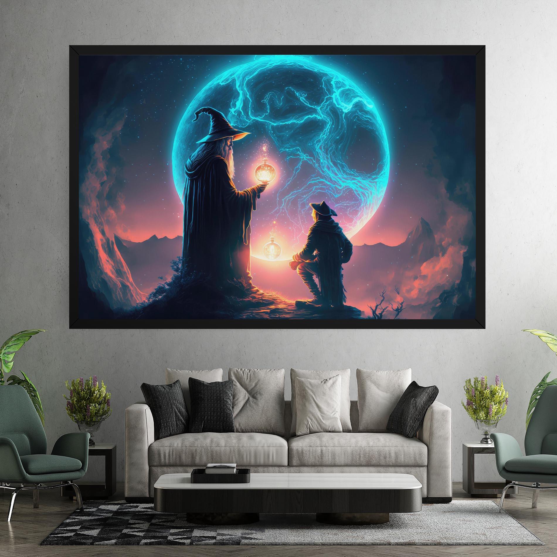 Leinwandbild Wizard Magic mockup 7