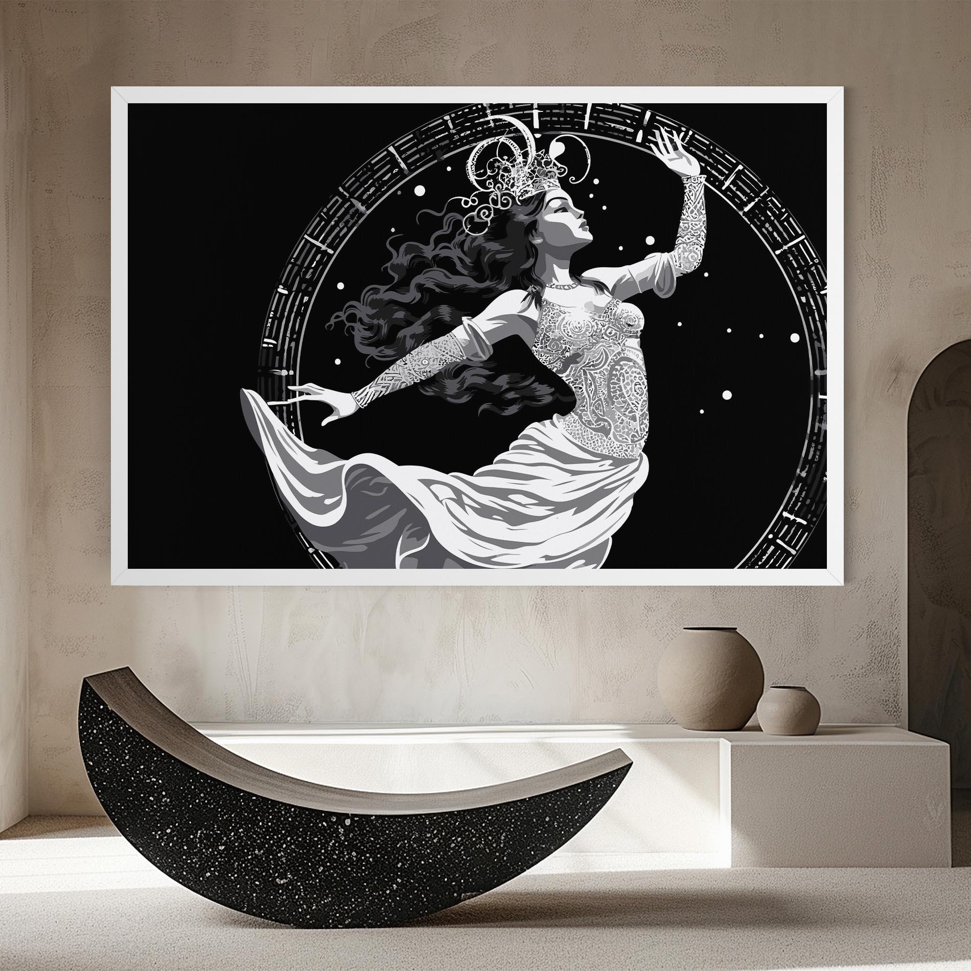 Leinwandbild Beautiful Witch mockup 8