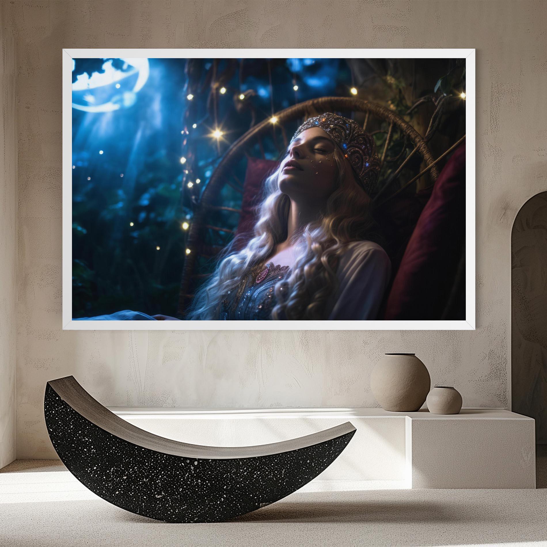 Leinwandbild Witch Sleeping mockup 8