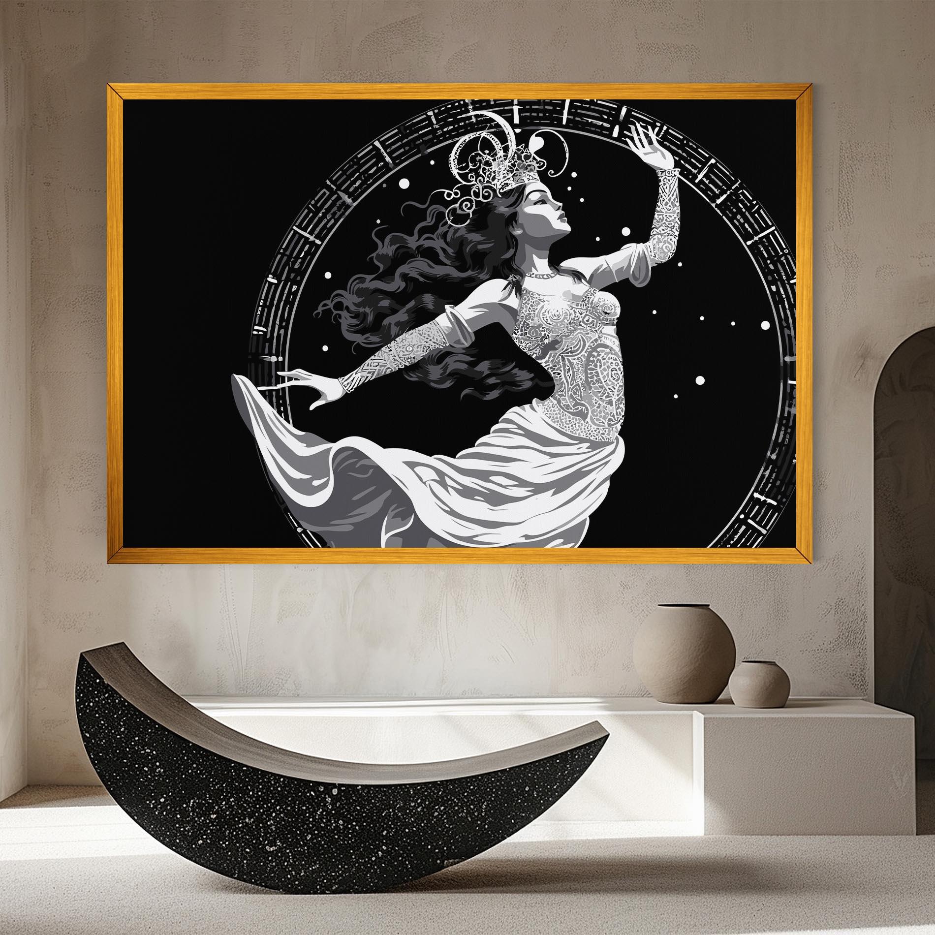 Leinwandbild Beautiful Witch mockup 8