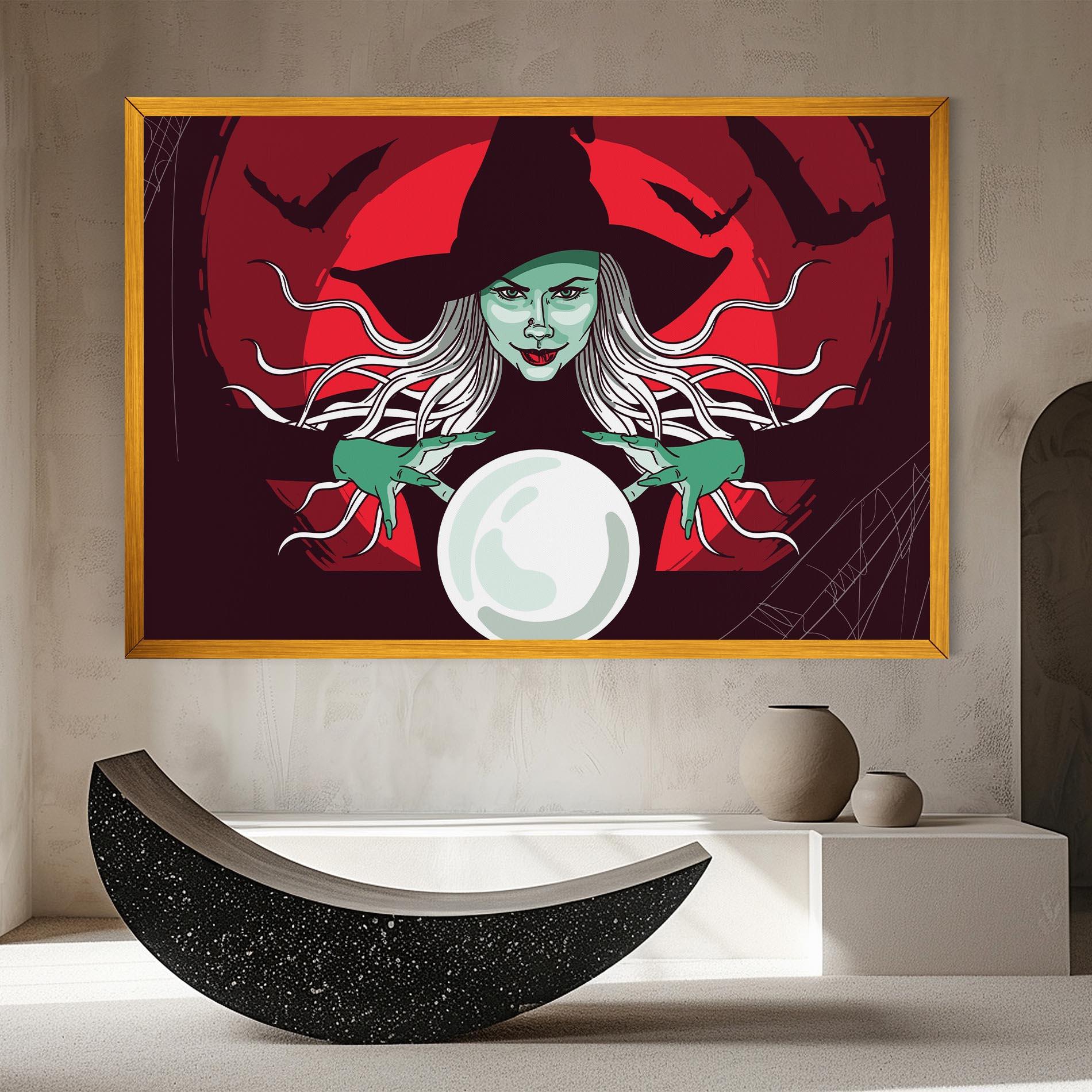 Leinwandbild Green Witch mockup 8