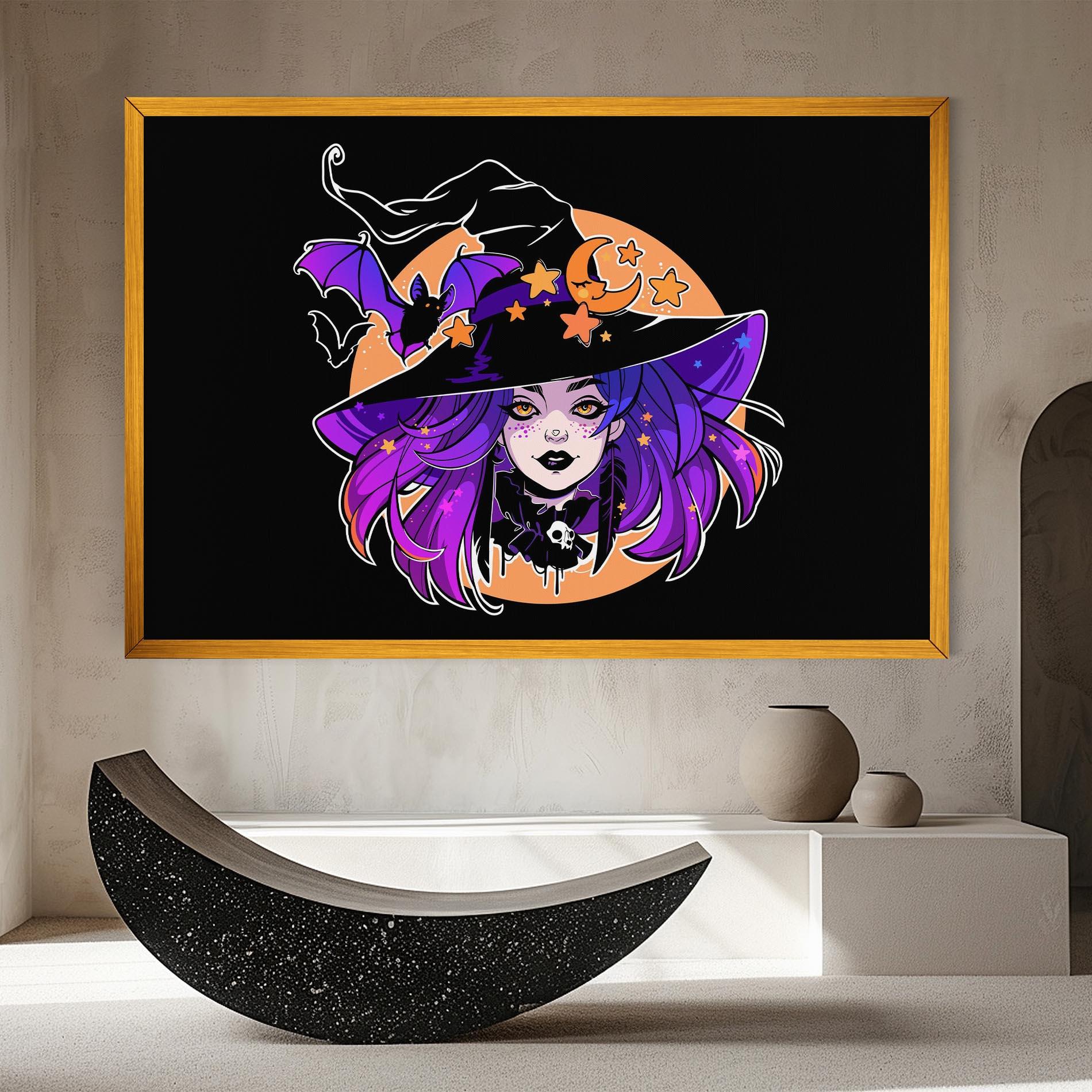 Leinwandbild Purple Witch mockup 8