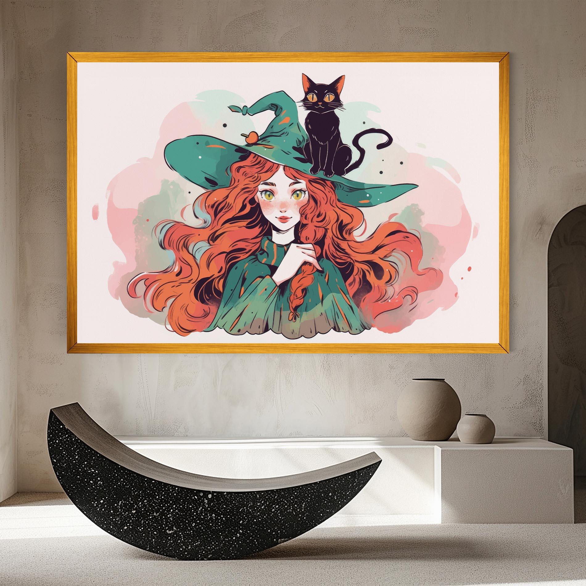 Leinwandbild Red Air Witch mockup 8