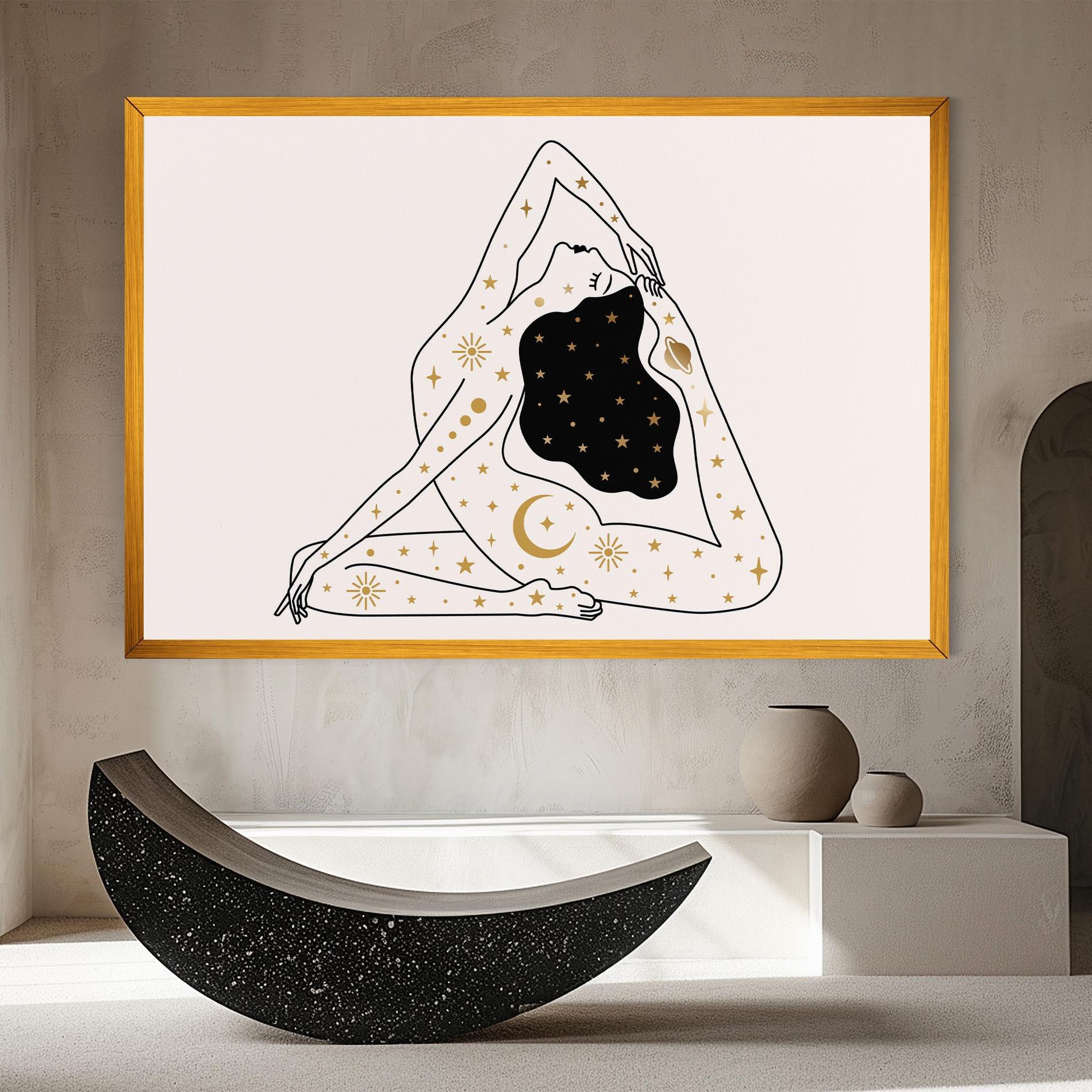 Leinwandbild Stars Witch mockup 8