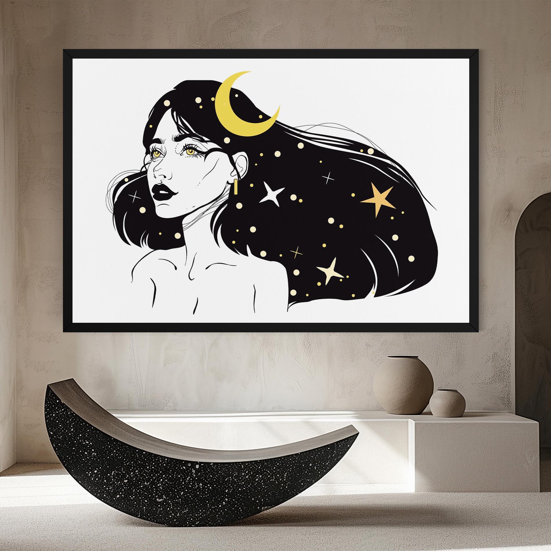 Leinwandbild Night Witch mockup 8