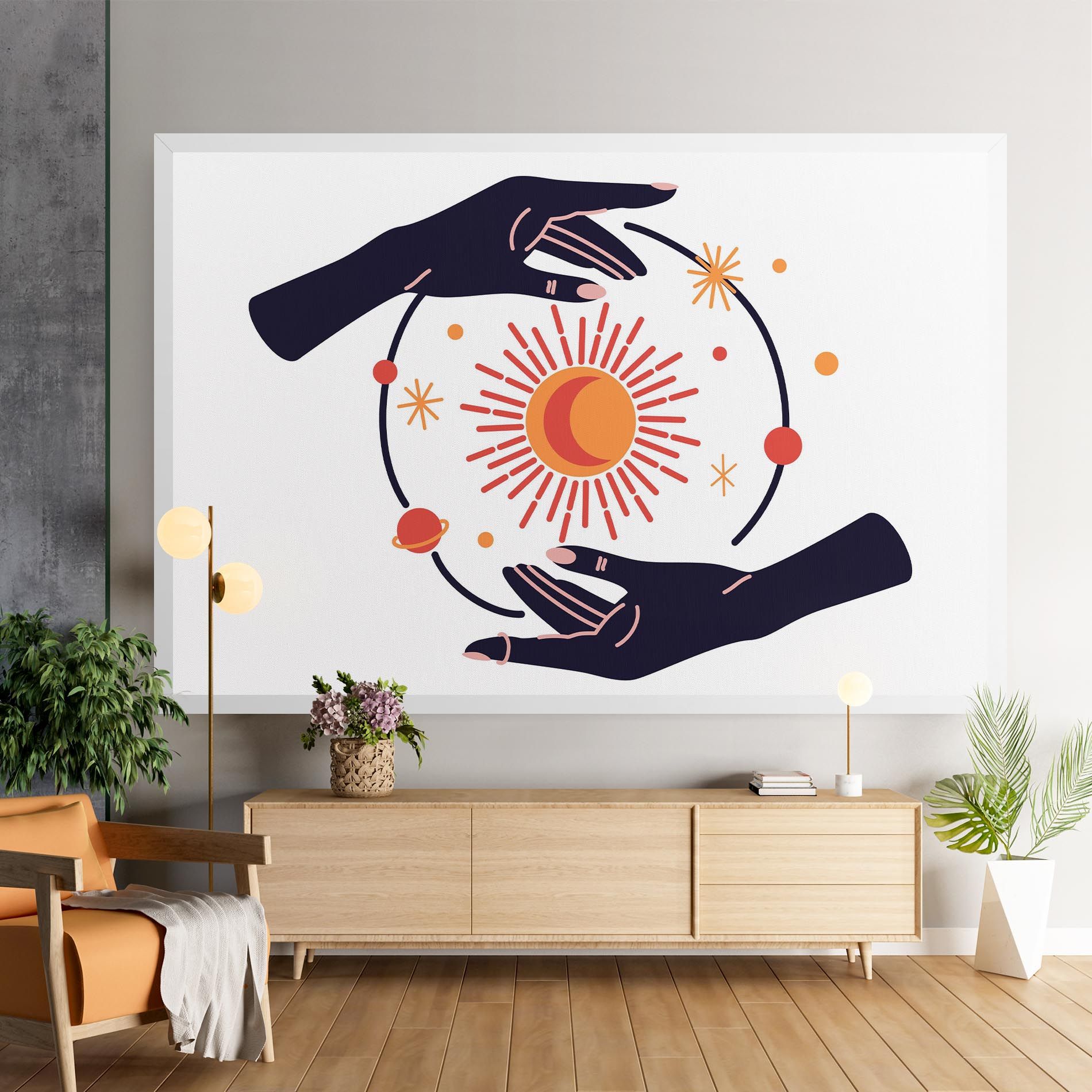 Purple Magic Hands mockup 9