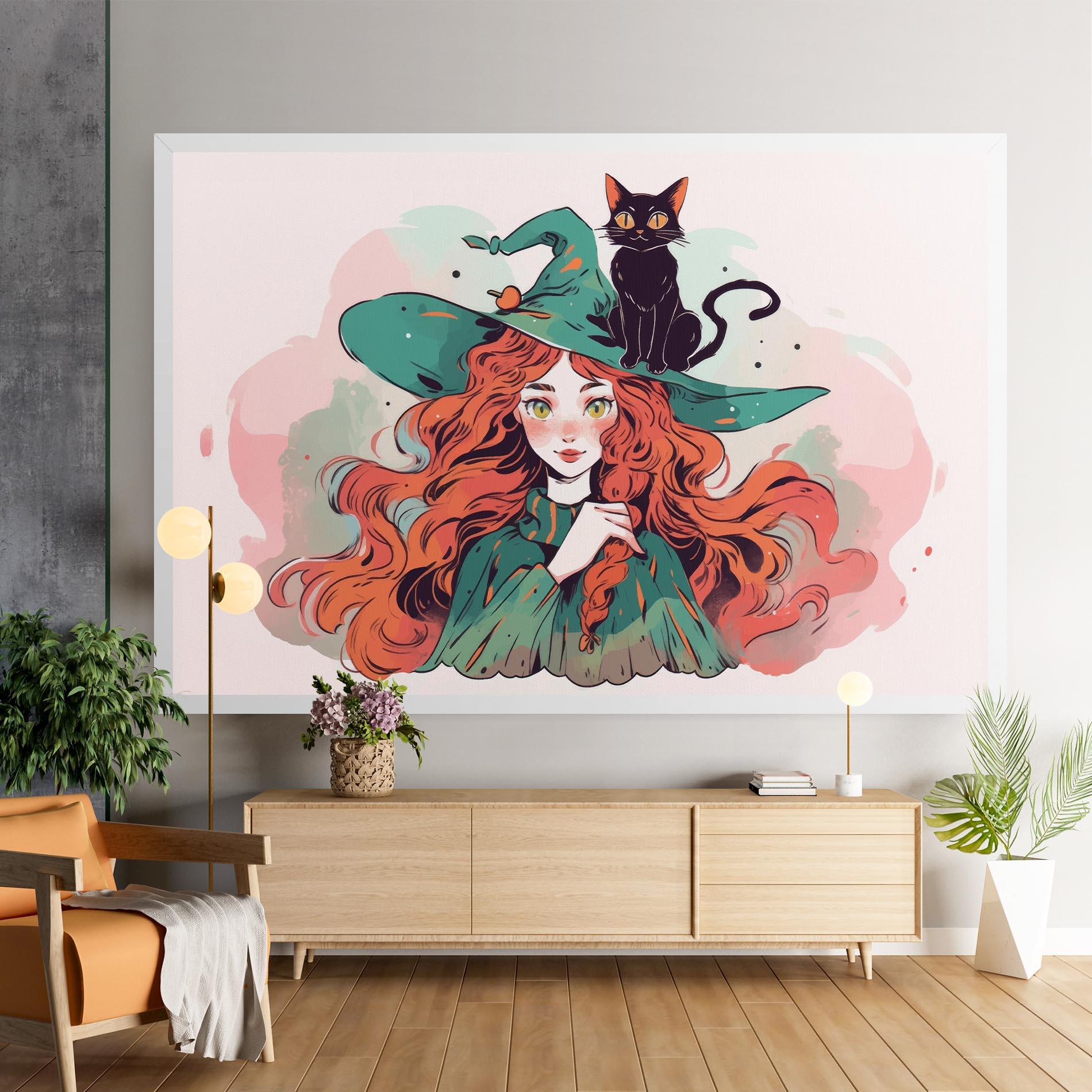 Leinwandbild Red Air Witch mockup 9