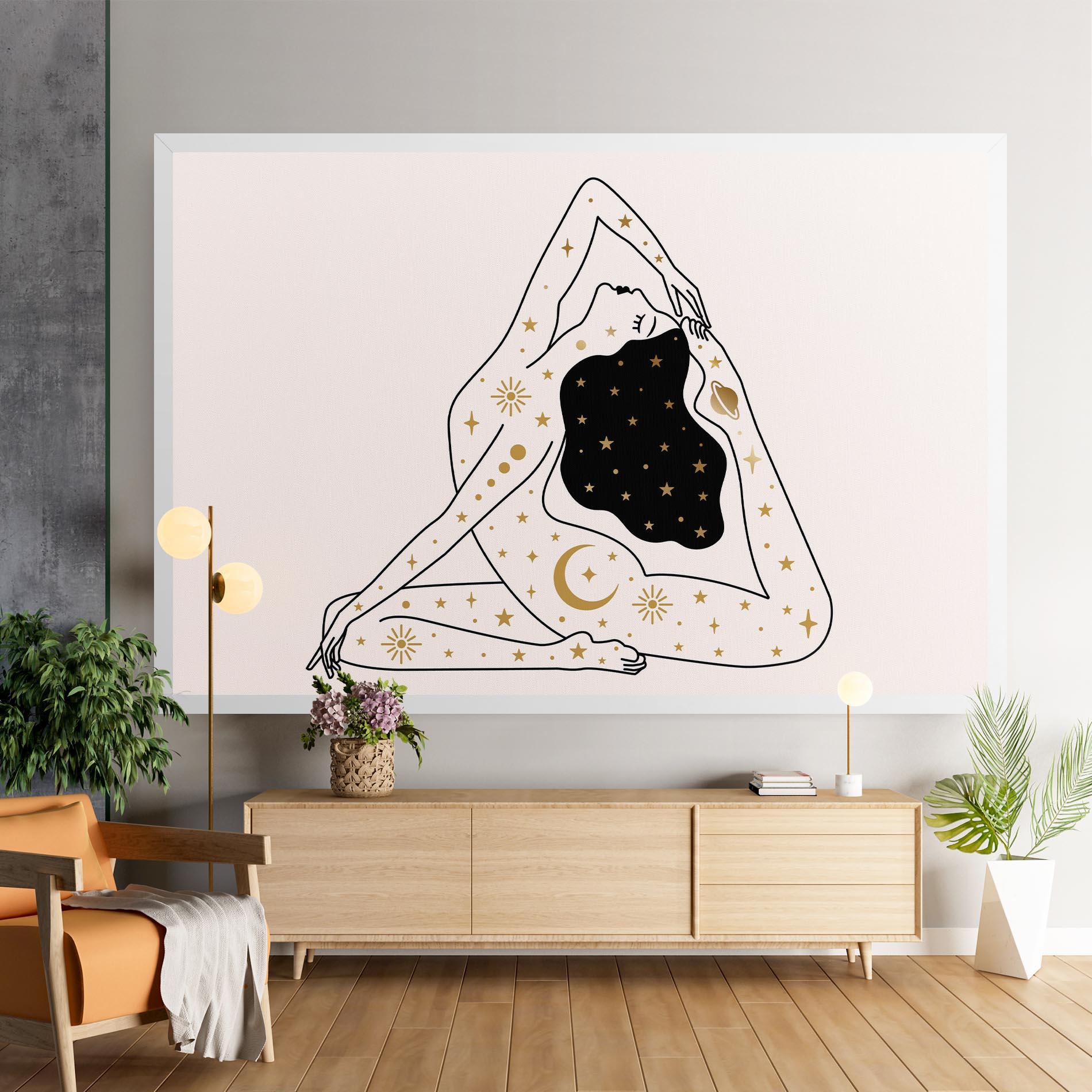 Leinwandbild Stars Witch mockup 9
