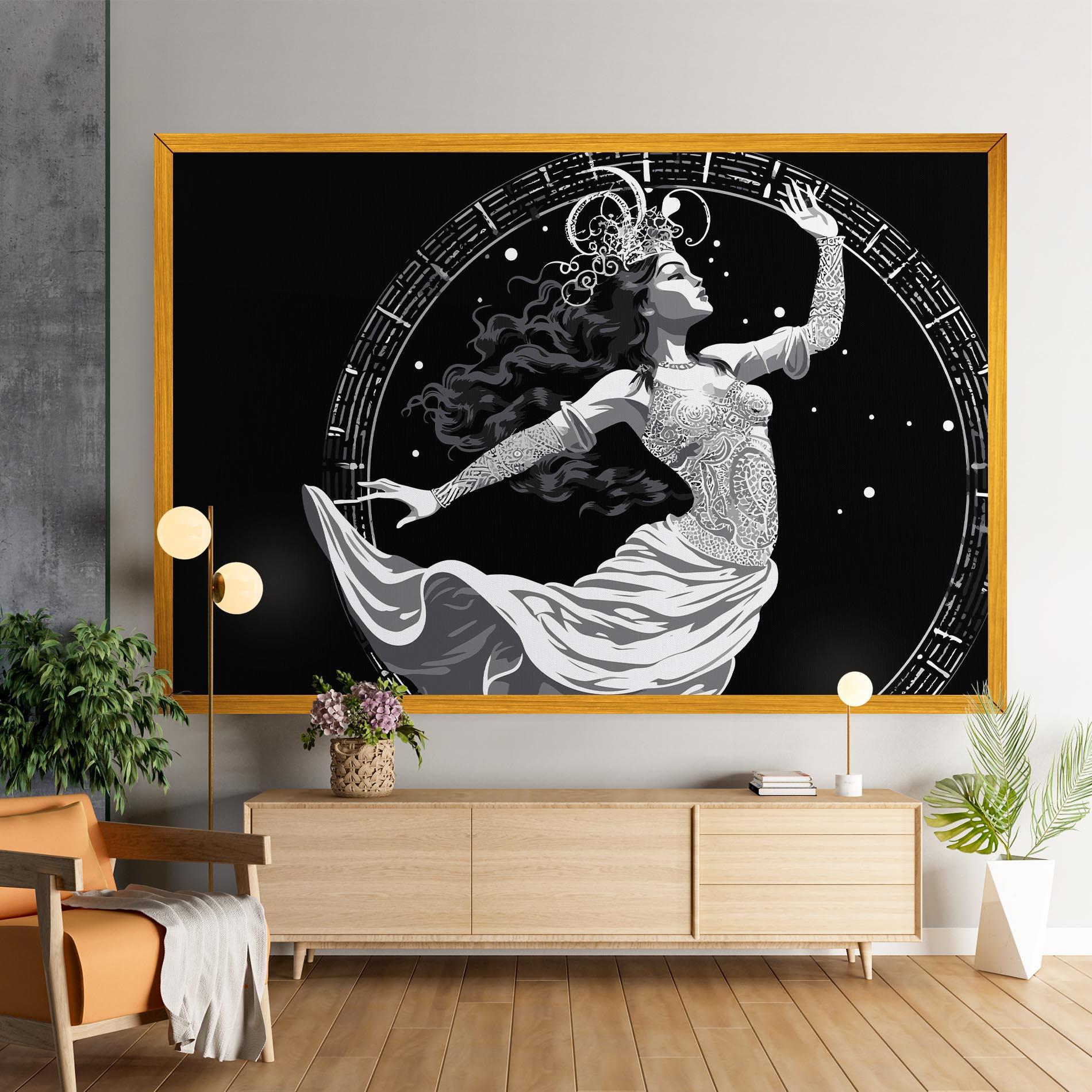 Leinwandbild Beautiful Witch mockup 9