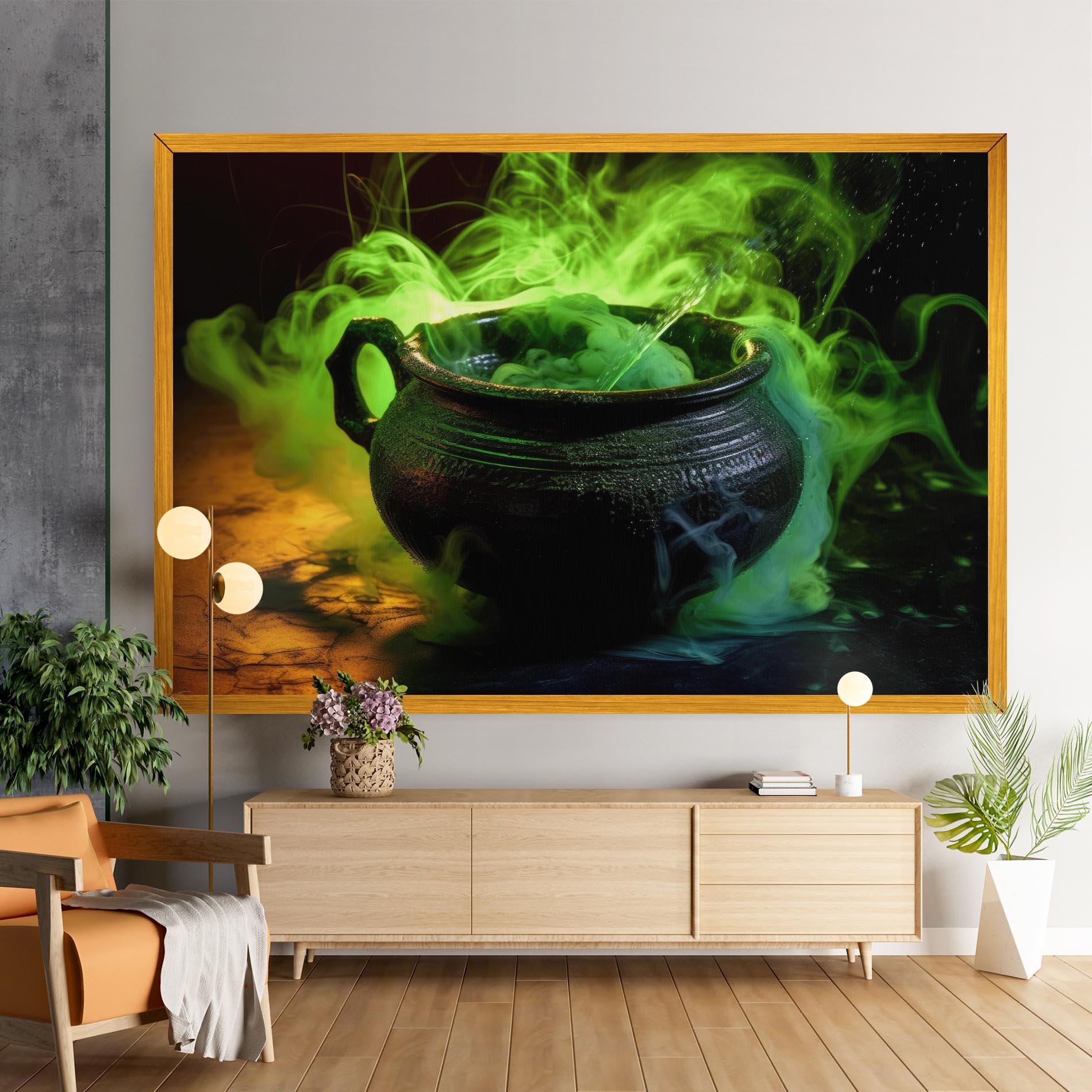 Leinwandbild Green Portion mockup 9