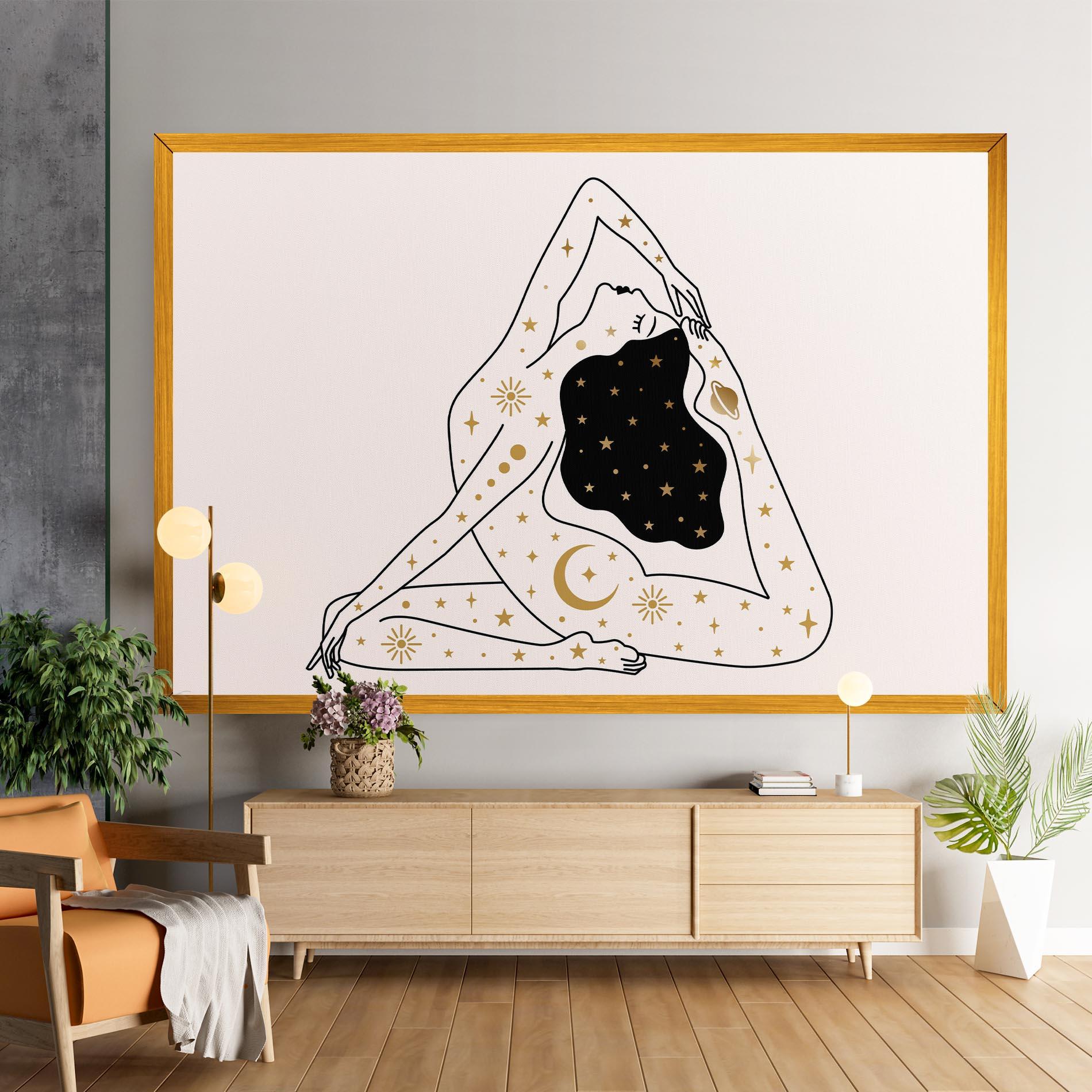 Leinwandbild Stars Witch mockup 9