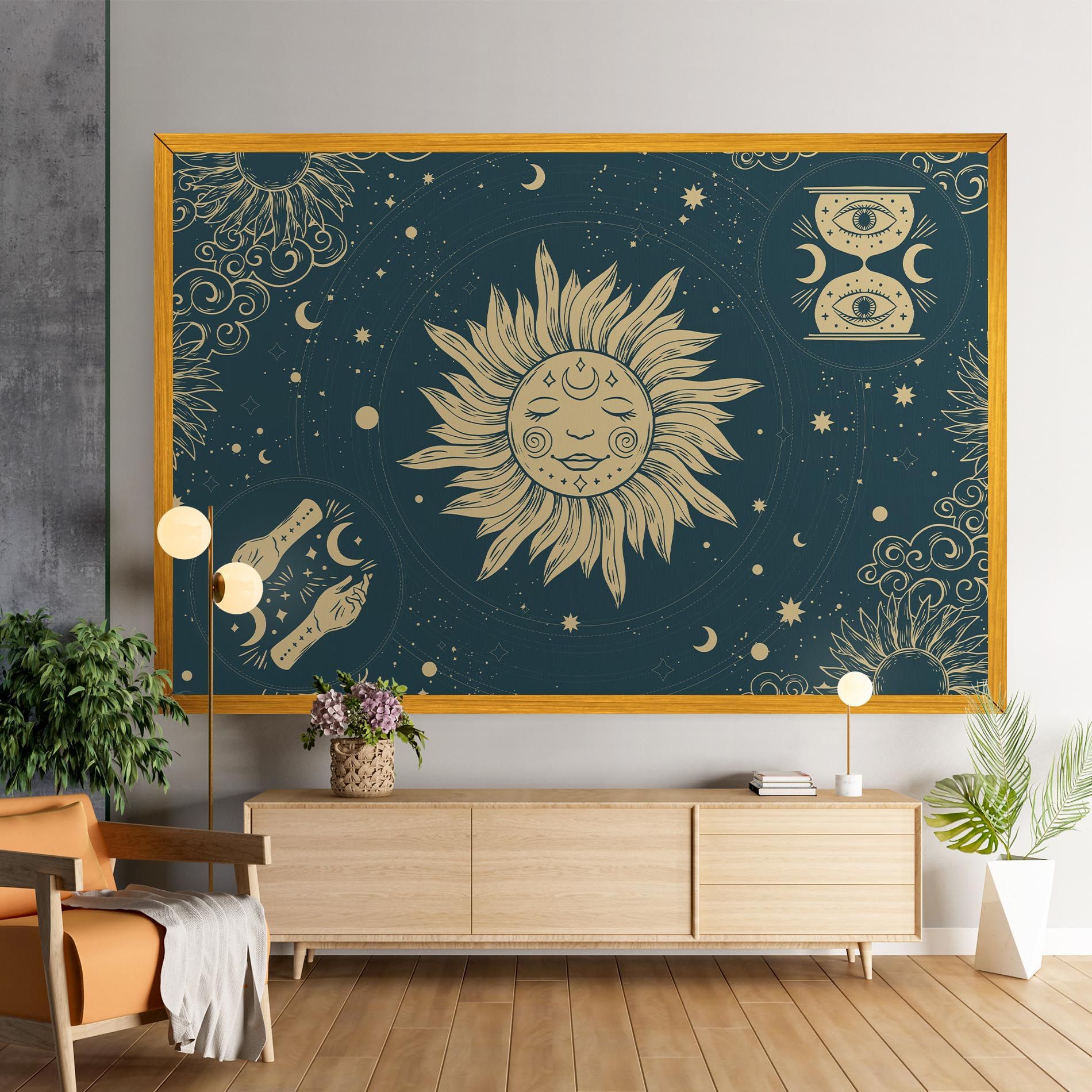 Sun Face Magic mockup 9