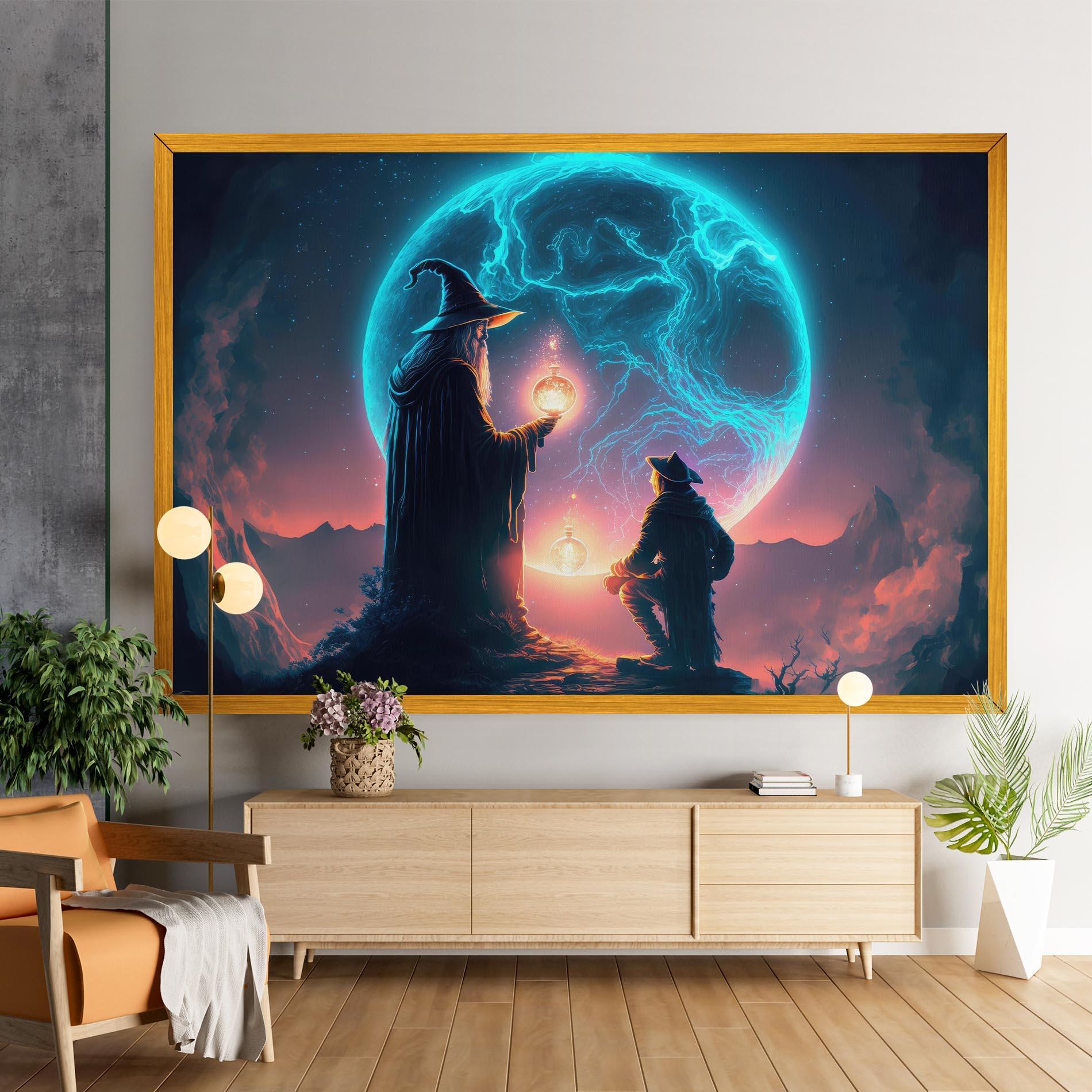 Leinwandbild Wizard Magic mockup 9