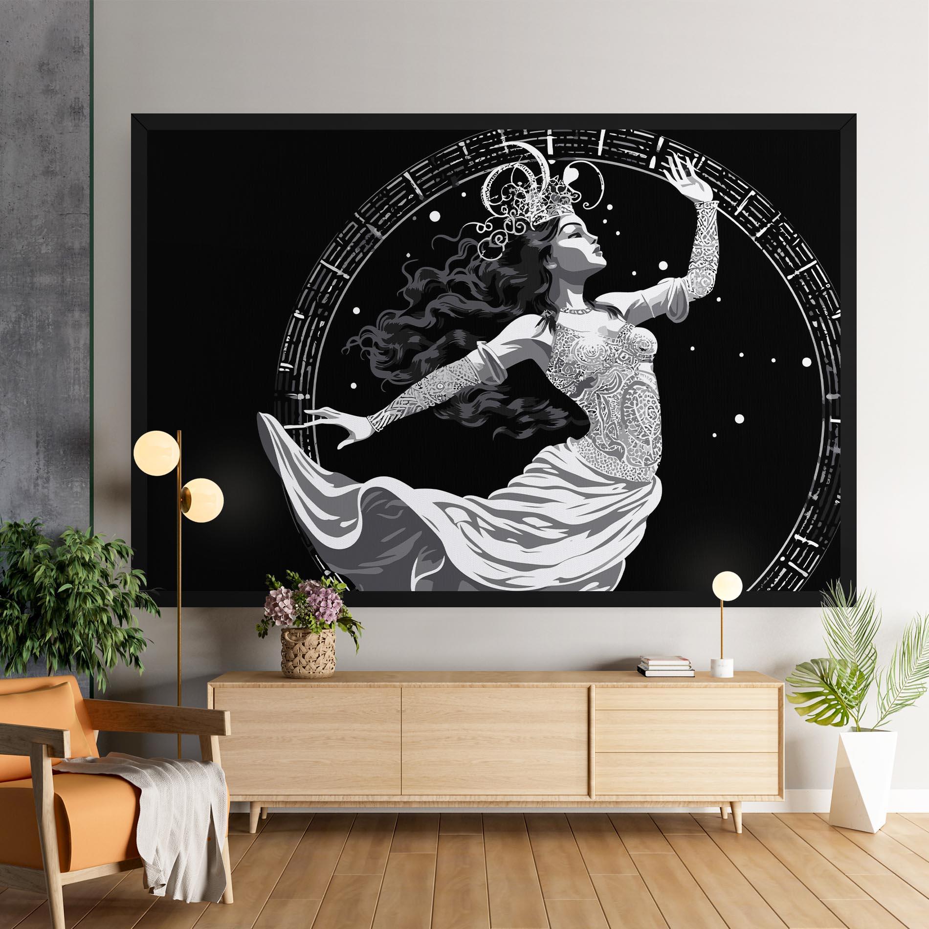 Leinwandbild Beautiful Witch mockup 9