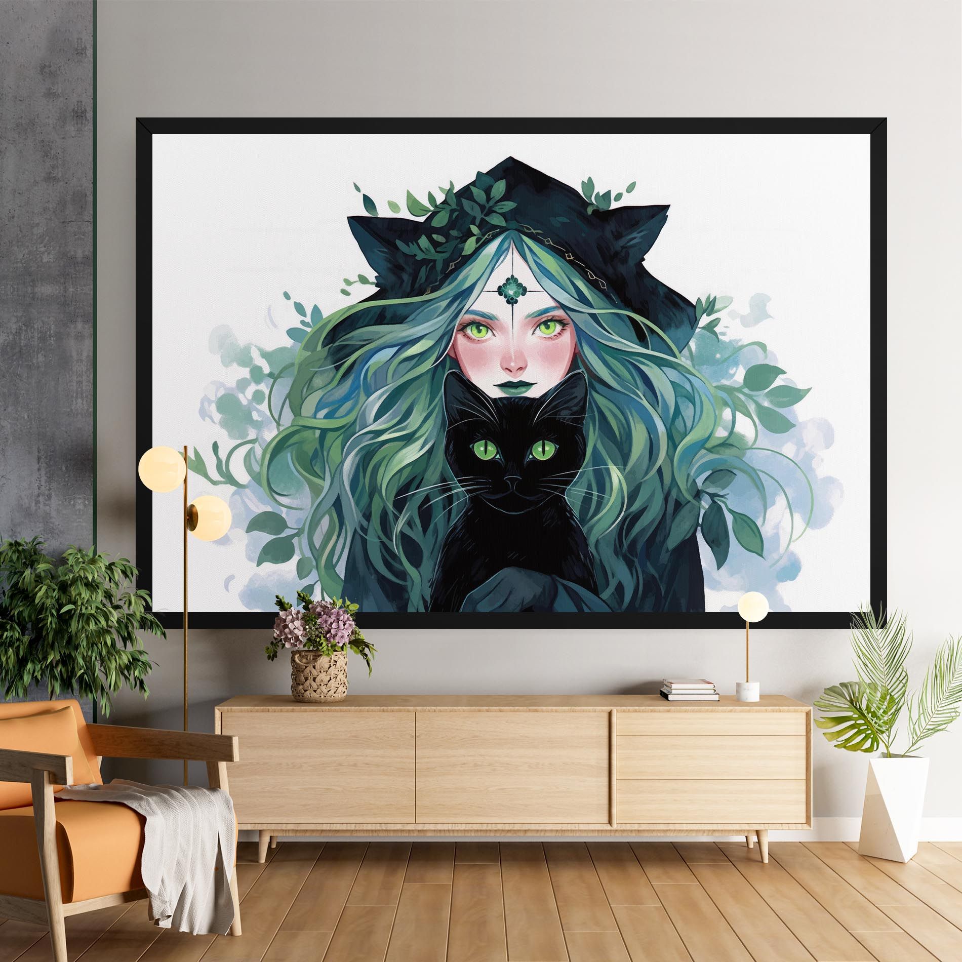 Magic Cat Witch mockup 9