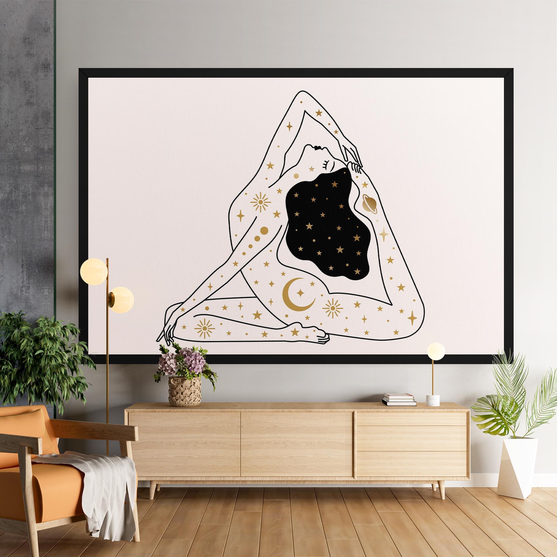 Leinwandbild Stars Witch mockup 9