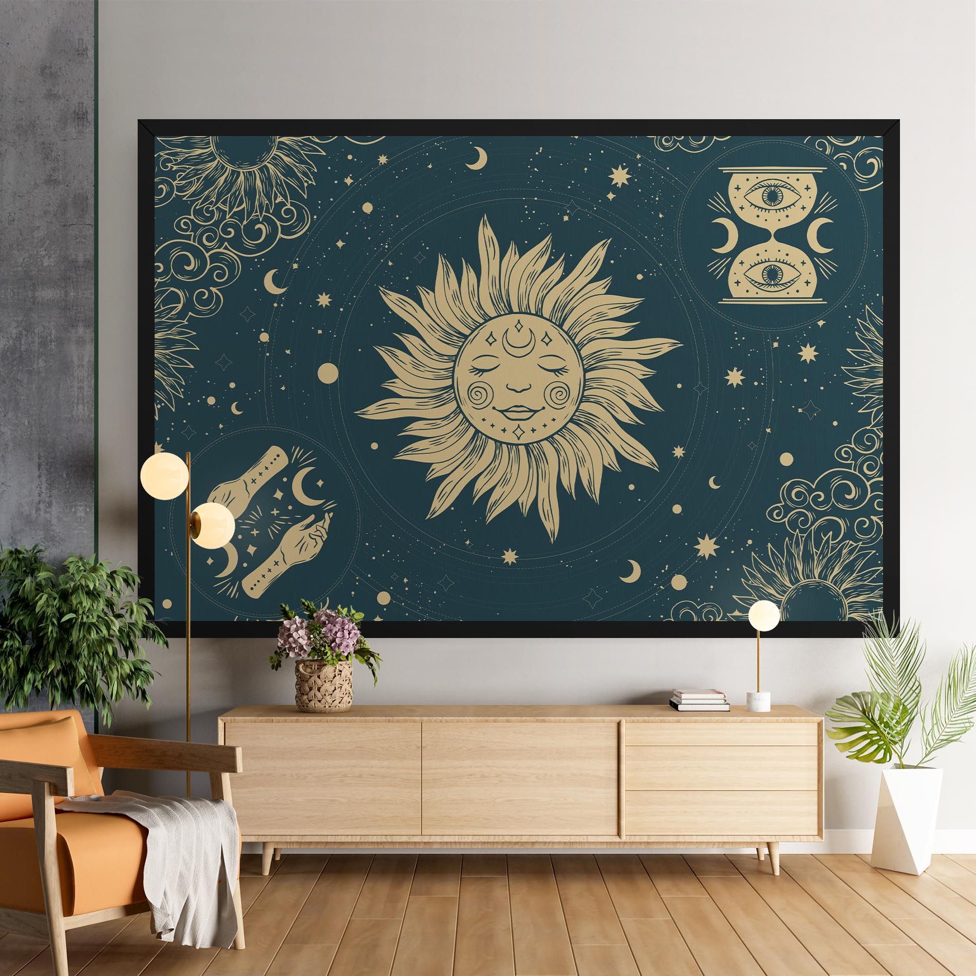 Sun Face Magic mockup 9