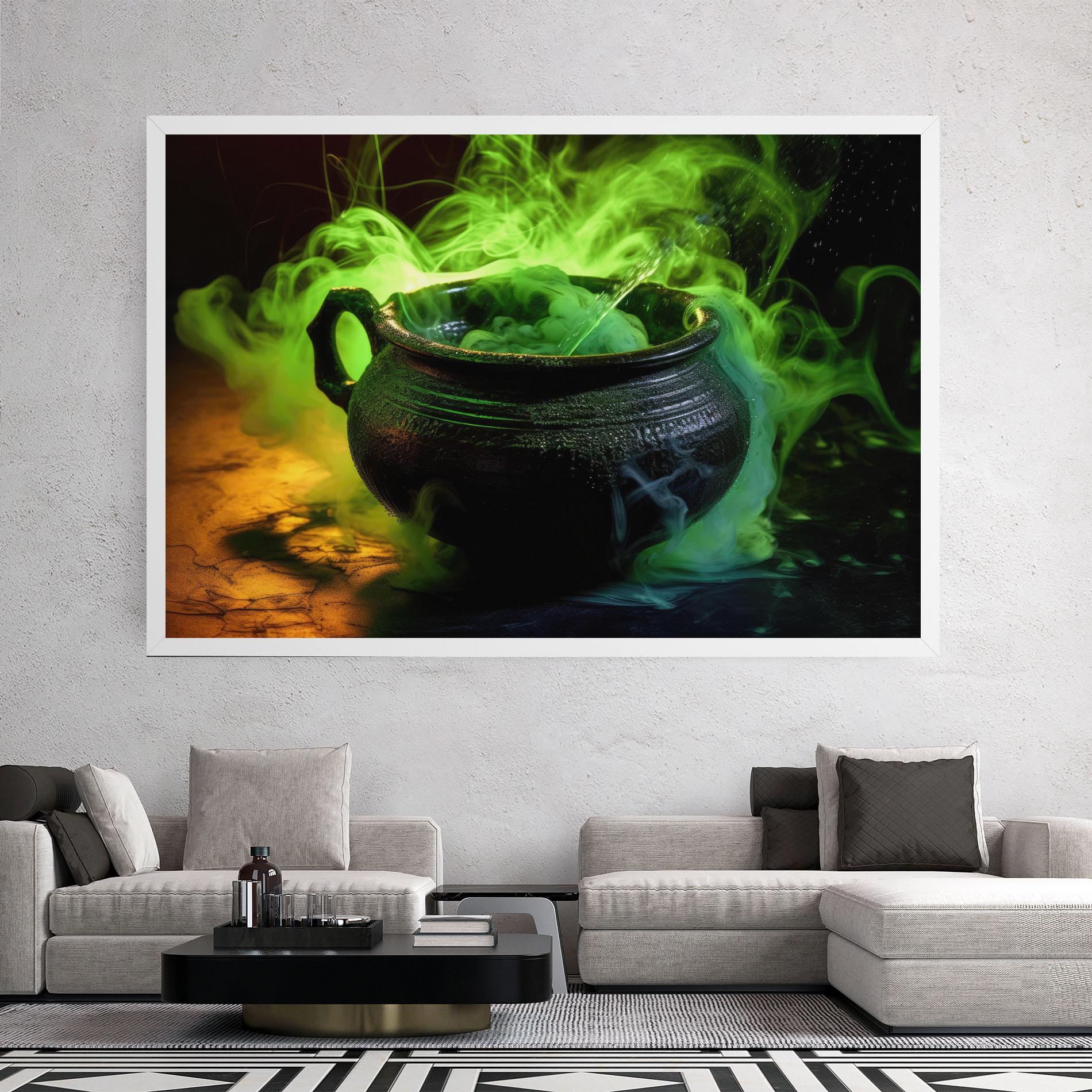 Leinwandbild Green Portion mockup 2